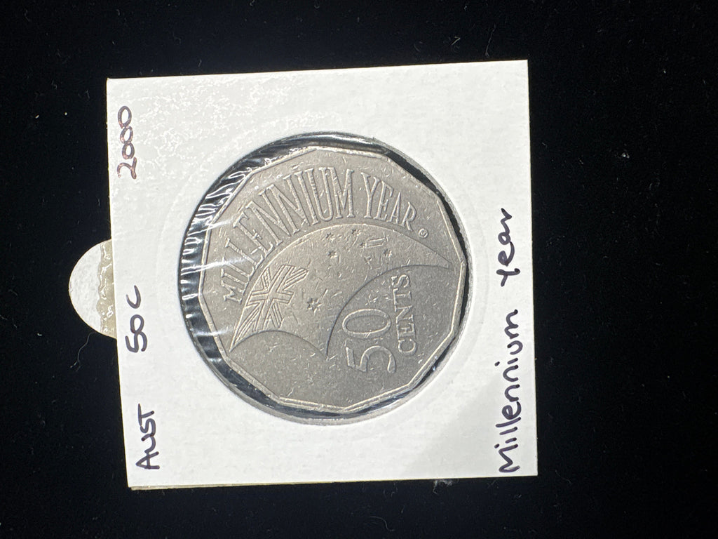 #M115 2000 Australia Millennium 50c Coin – Commemorative Circulating Issue