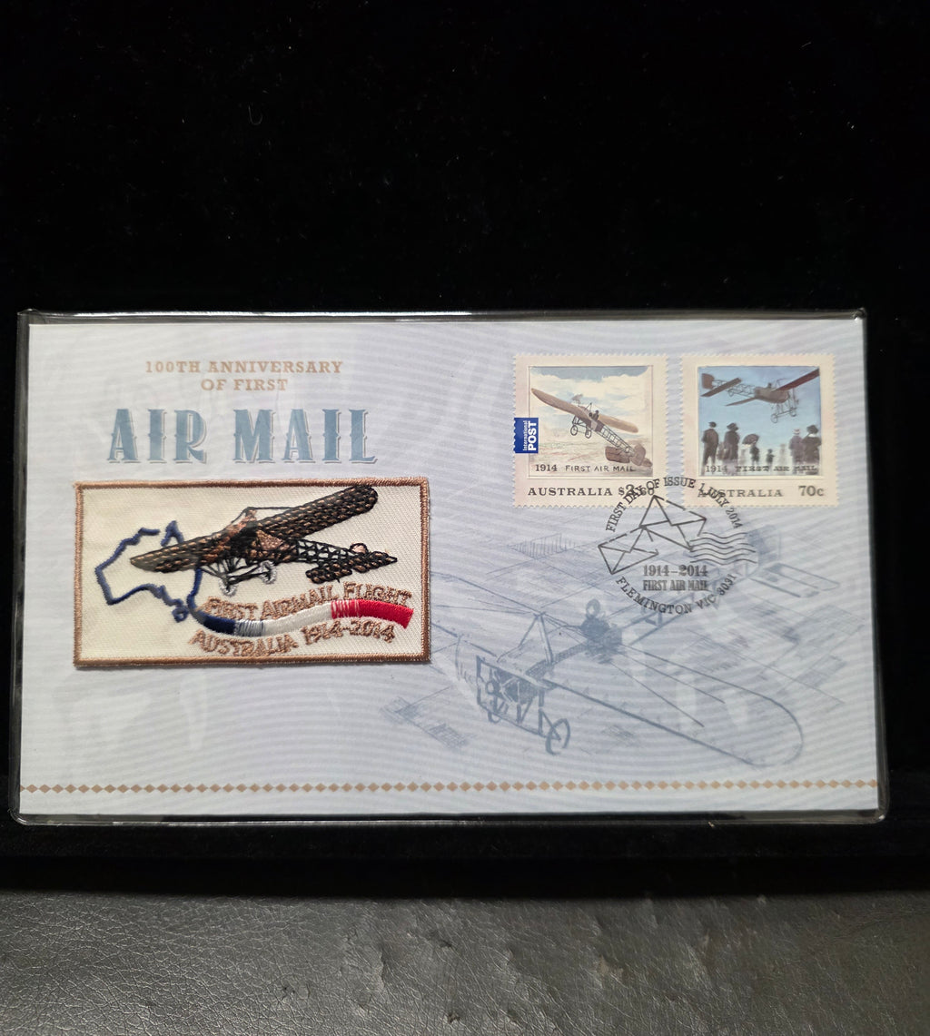 #167 100th Anniversary First Air Mail 1914–2014 Limited Edition Cover #1261/5000 (Aust Post)