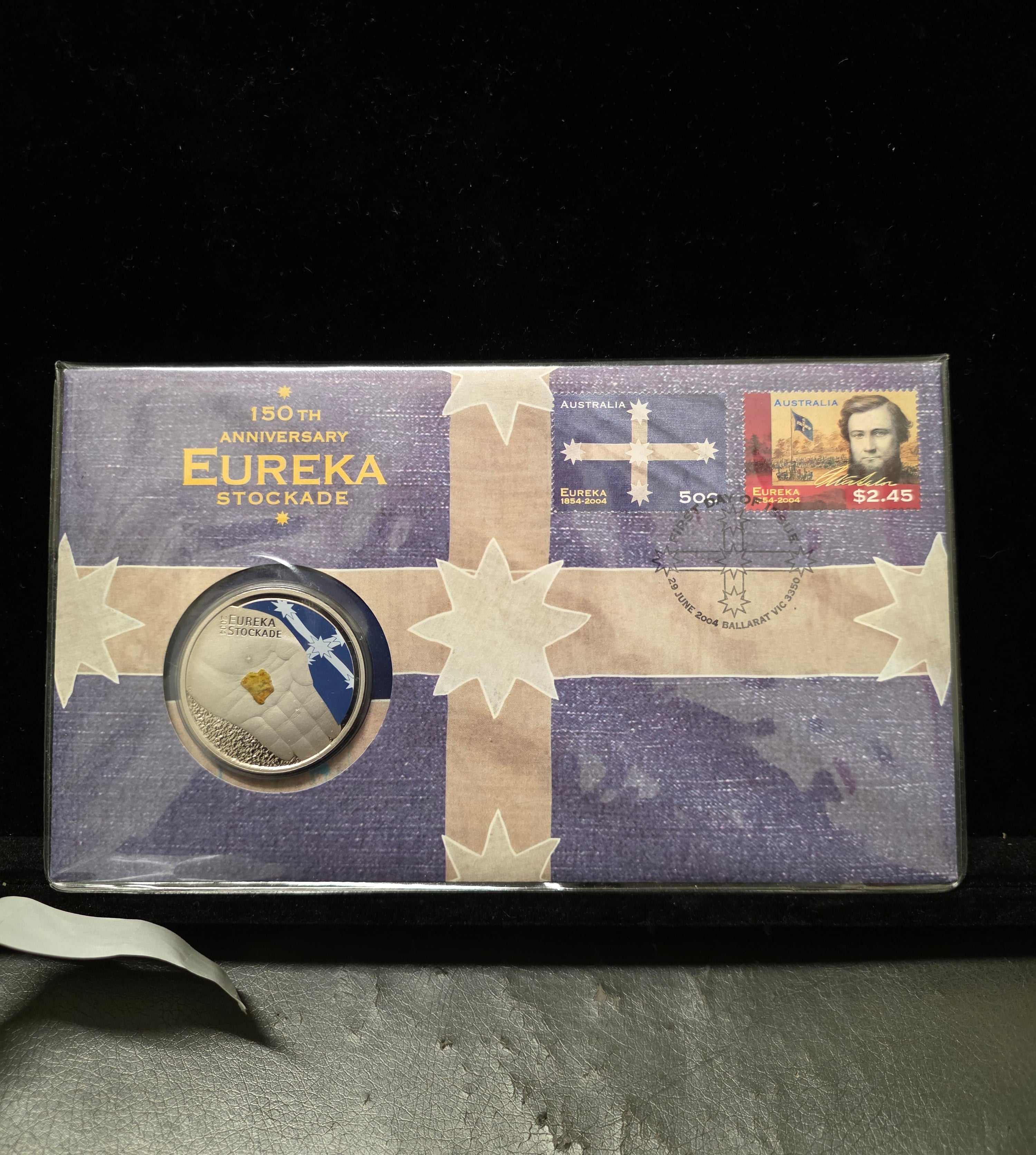 #176 150th Anniversary Eureka Stockade PNC • Australia Post • Commemorative Coin & Stamp Set