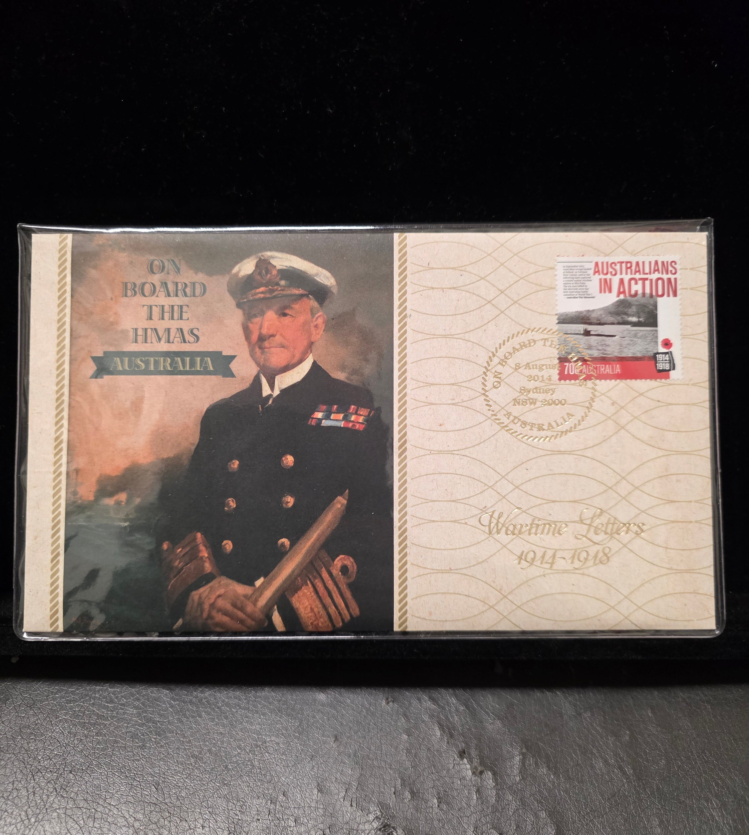 #183 “On Board the HMAS Australia – 1914‑1918 Wartime Letters Limited Edition Cover #3684/5000”