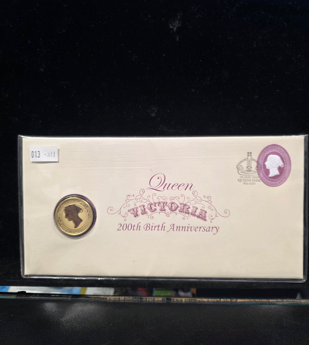 #013 Queen Victoria 200th Birth Anniversary 2019 Stamp & Coin Cover (Limited to 5,000)