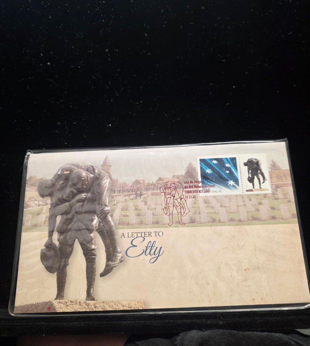 #193 Limited Edition “A Letter to Etty” WWI Commemorative Australia Post PNC (#5074/10,000)