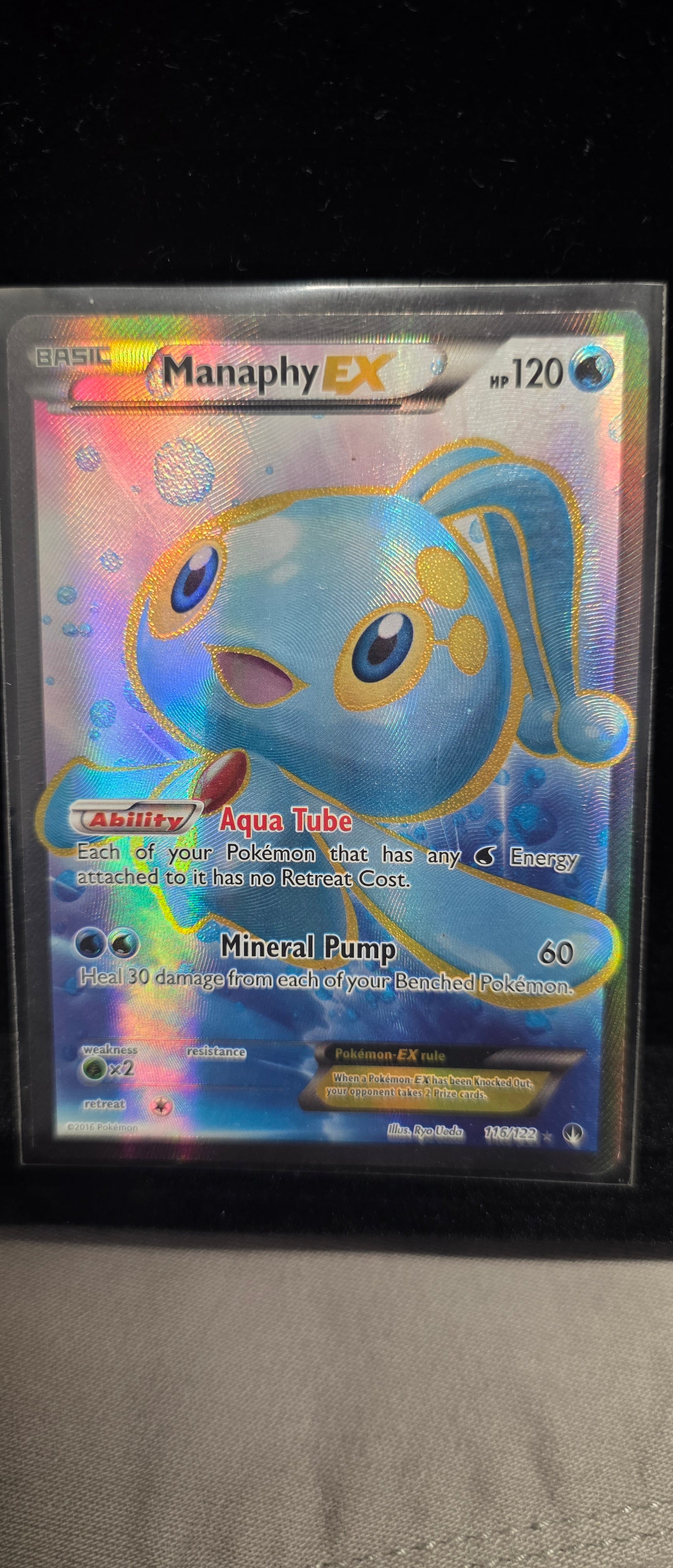 #Pk003 Manaphy EX 116/122 Full Art Holo – Pokémon XY BreakPoint Card