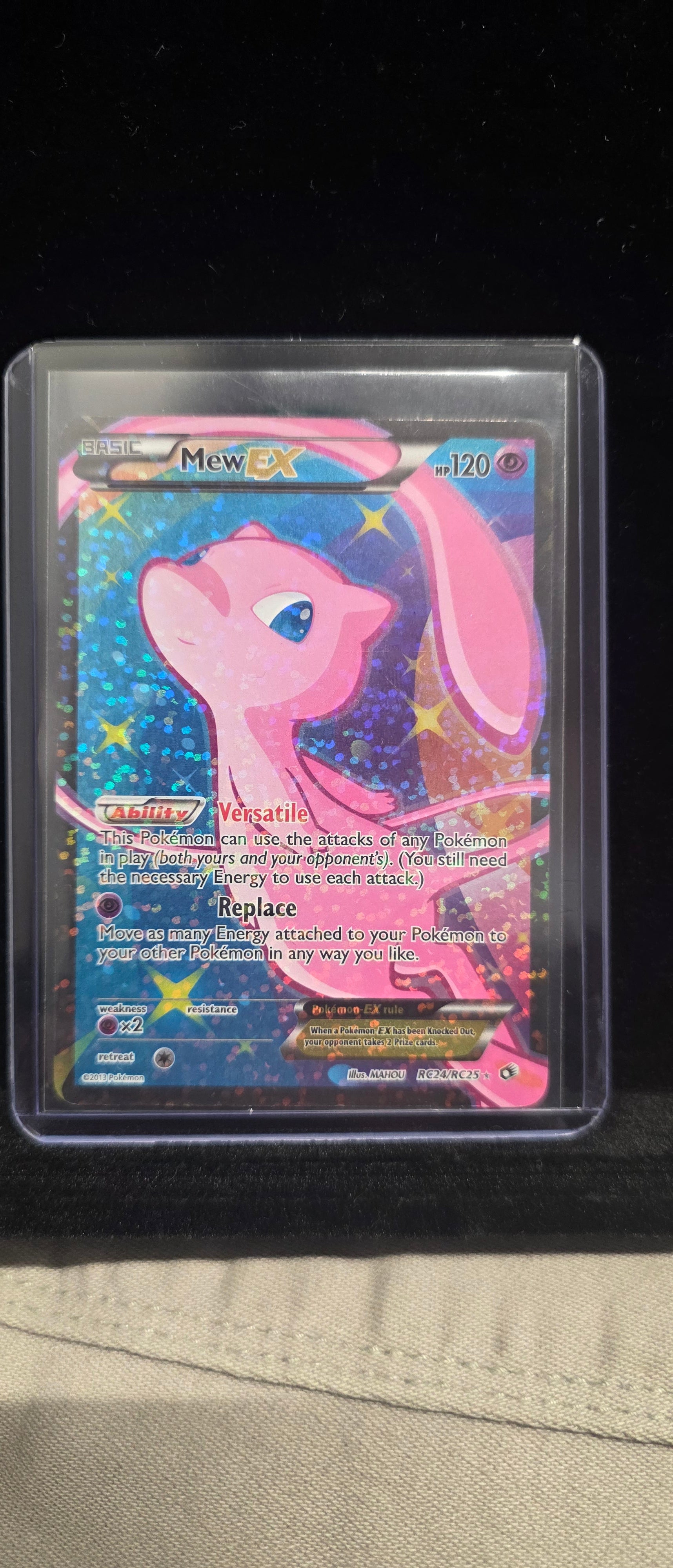 #Pk017 Mew EX RC24/RC25 Holo – Pokémon Generations Radiant Collection – Sleeved & Ready!
