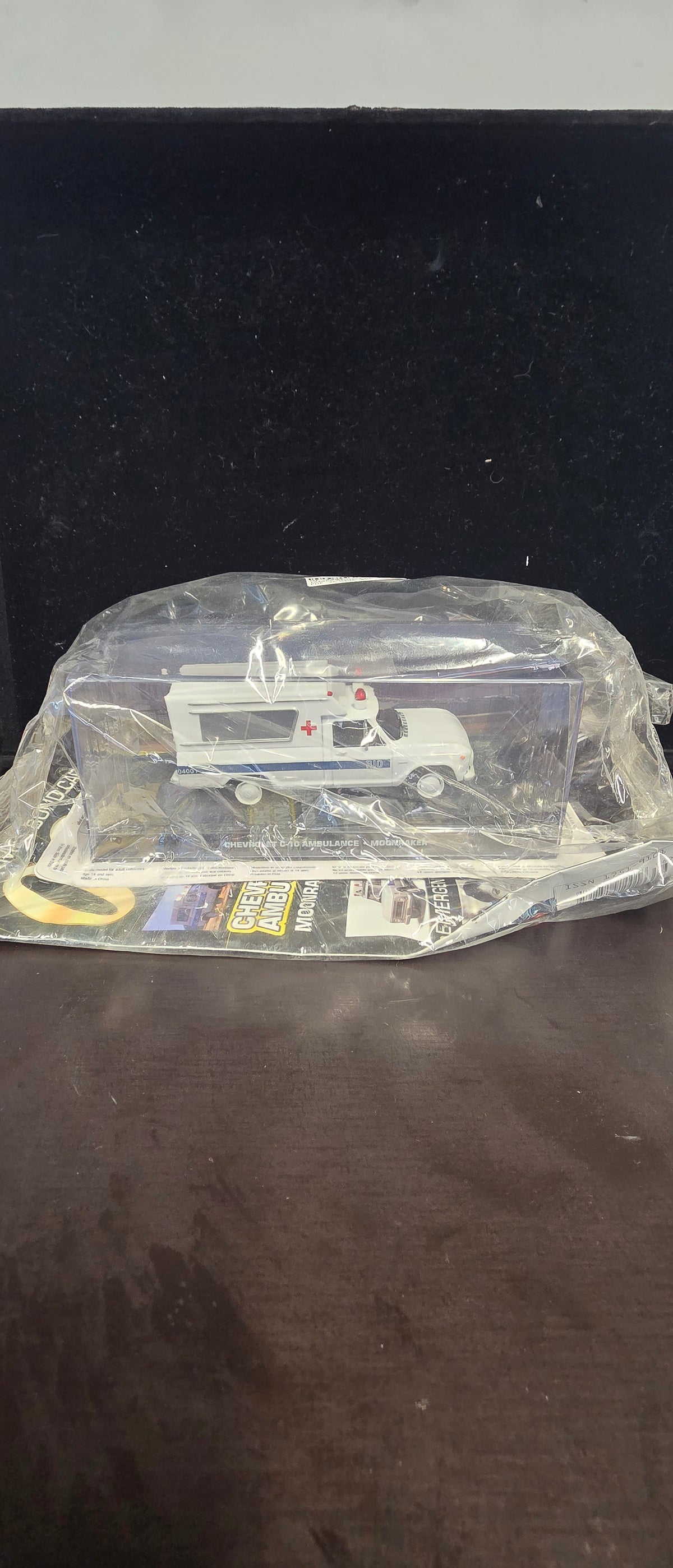 #P015 James Bond “Moonraker” Chevrolet C-10 Ambulance Diecast Model w/ Display Case (New in Bag)
