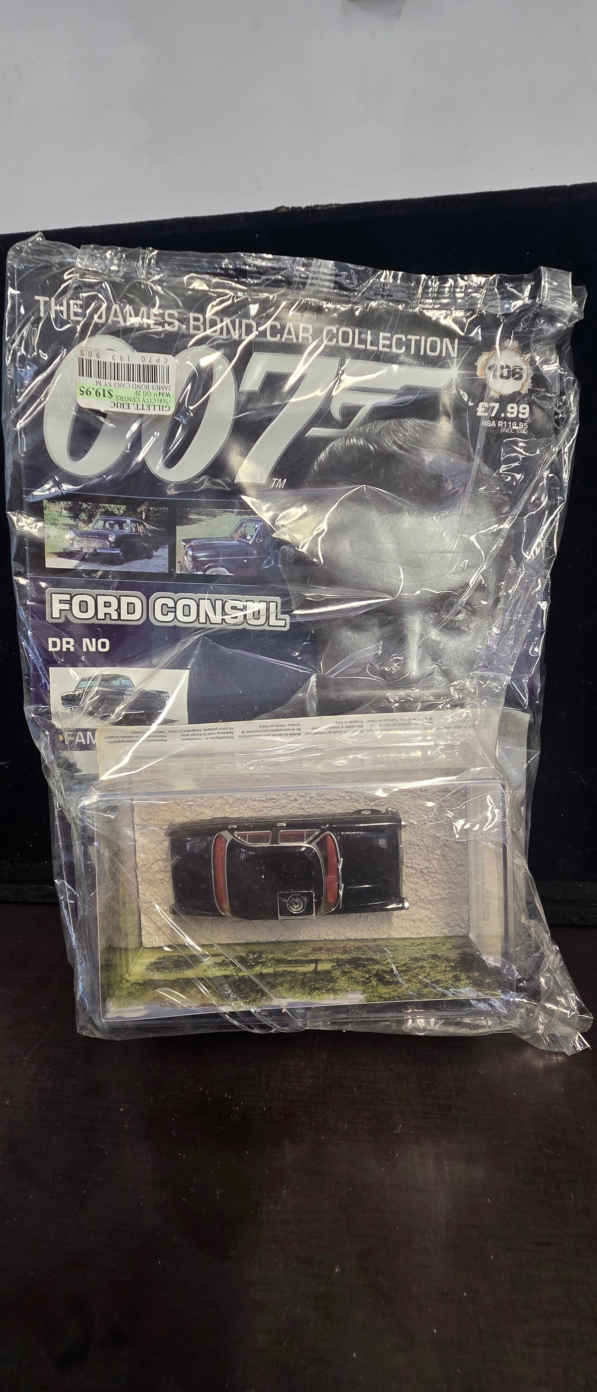 #P015 James Bond 007 Car Collection #106 – Ford Consul from Dr. No Diecast w/ Magazine (Sealed)