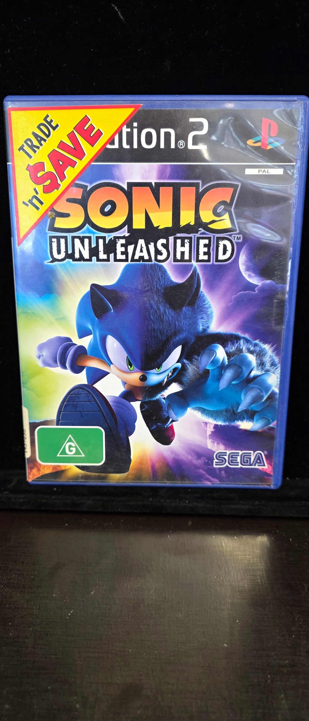 #P018 PS2 Sonic Unleashed (PAL AU, G Rated) – Complete Sega Classic Game