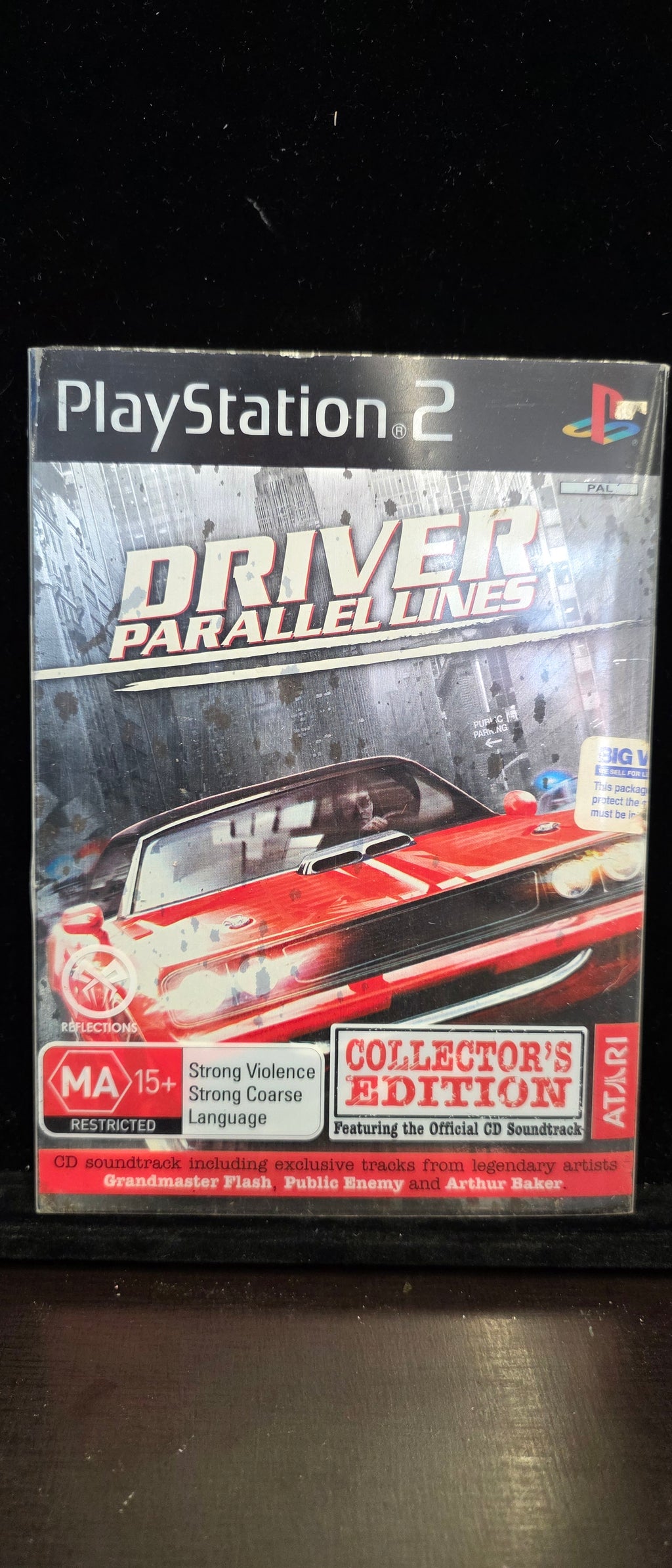 #P018 PS2 **Driver: Parallel Lines – Collector’s Edition** (PAL, MA15+, Complete)