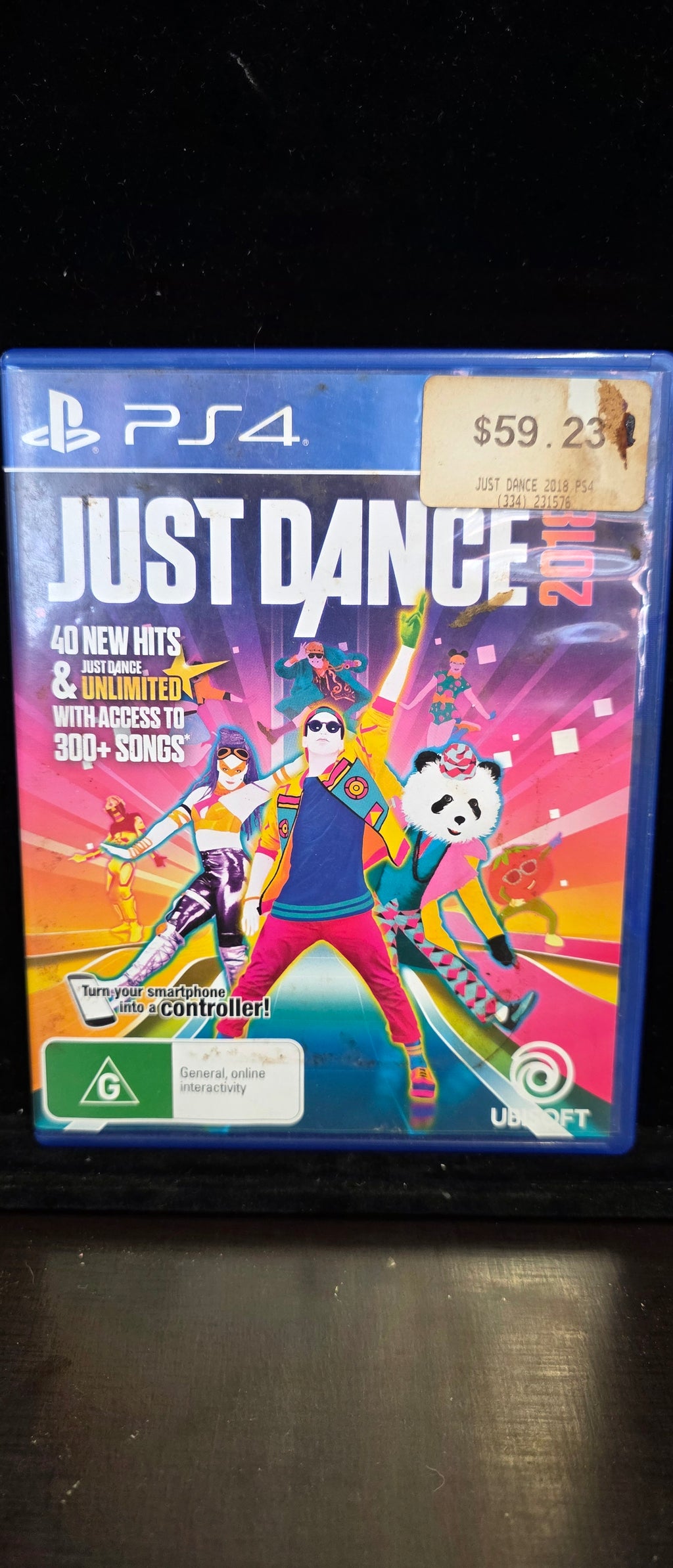 #P018 PS4 Just Dance 2018 (AU Version) – Complete Game Case