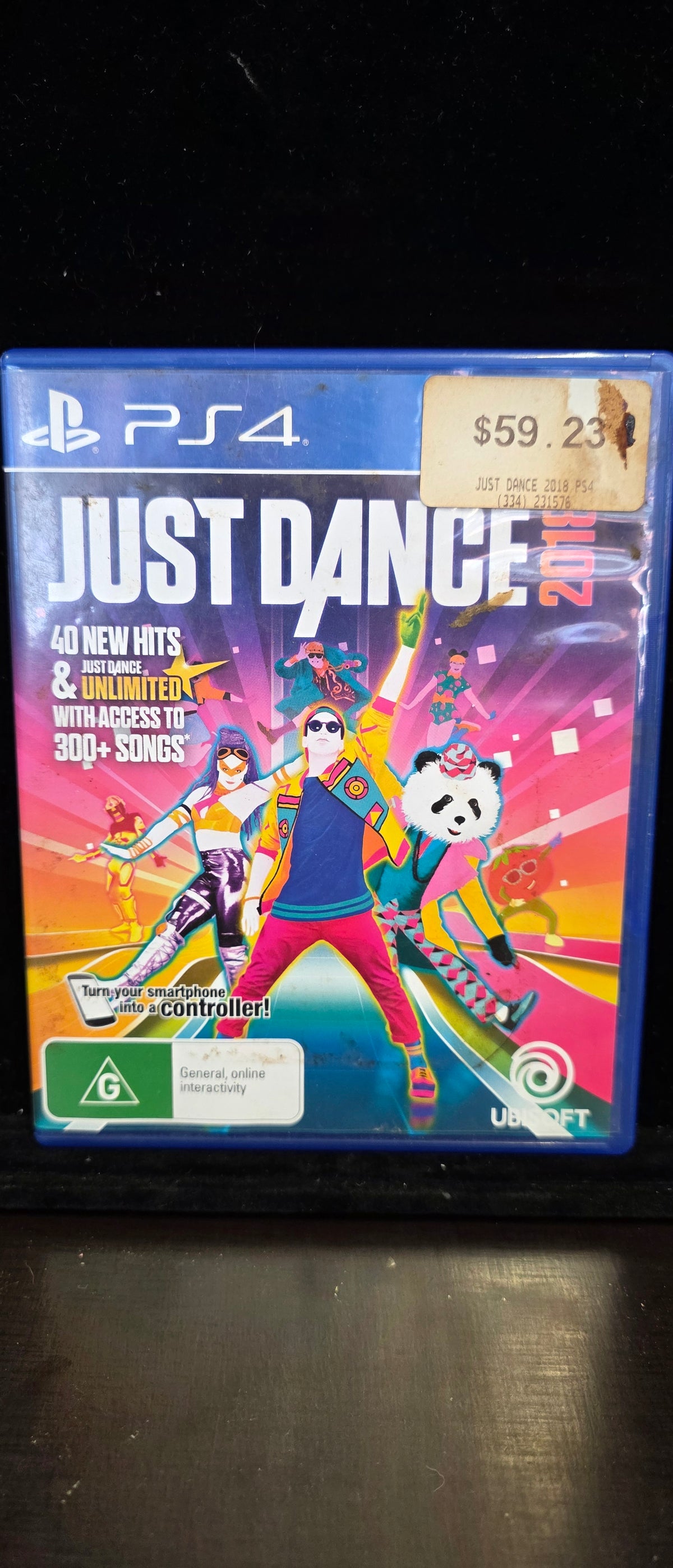 #P018 PS4 Just Dance 2018 (AU Version) – Complete Game Case