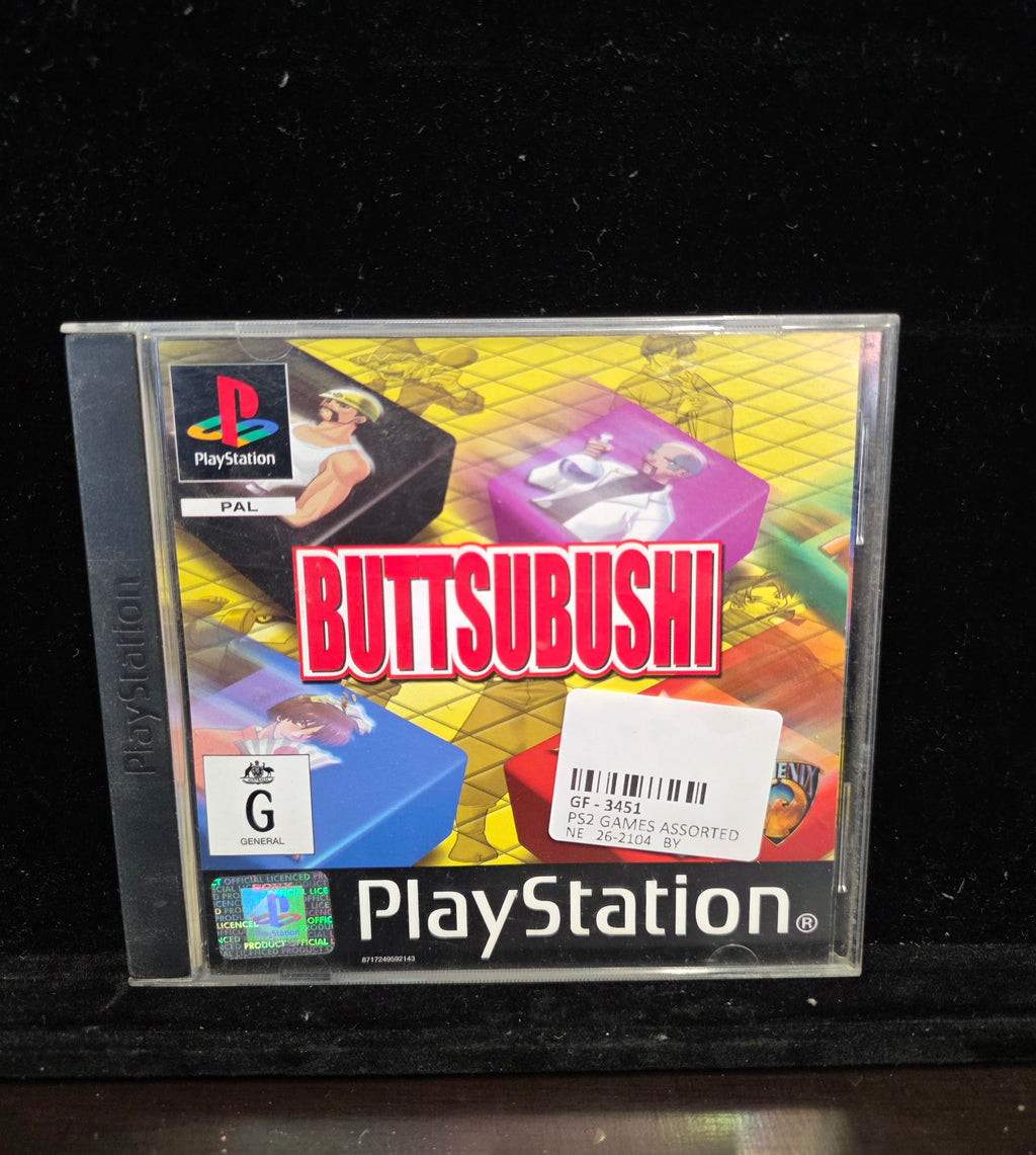 #P018 Buttsubushi (Sony PlayStation 1 PS1, PAL) – Puzzle Game – Phoenix Games