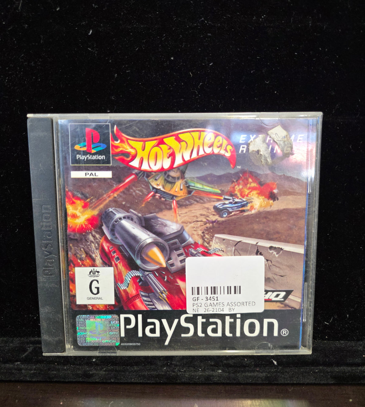 #P018 Sony PlayStation 1 – Hot Wheels Extreme Racing (PAL, CIB)