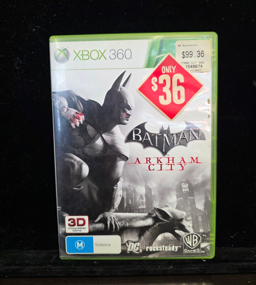 #P018 Xbox 360 Batman: Arkham City – Original AU PAL Release, 3D Compatible Game