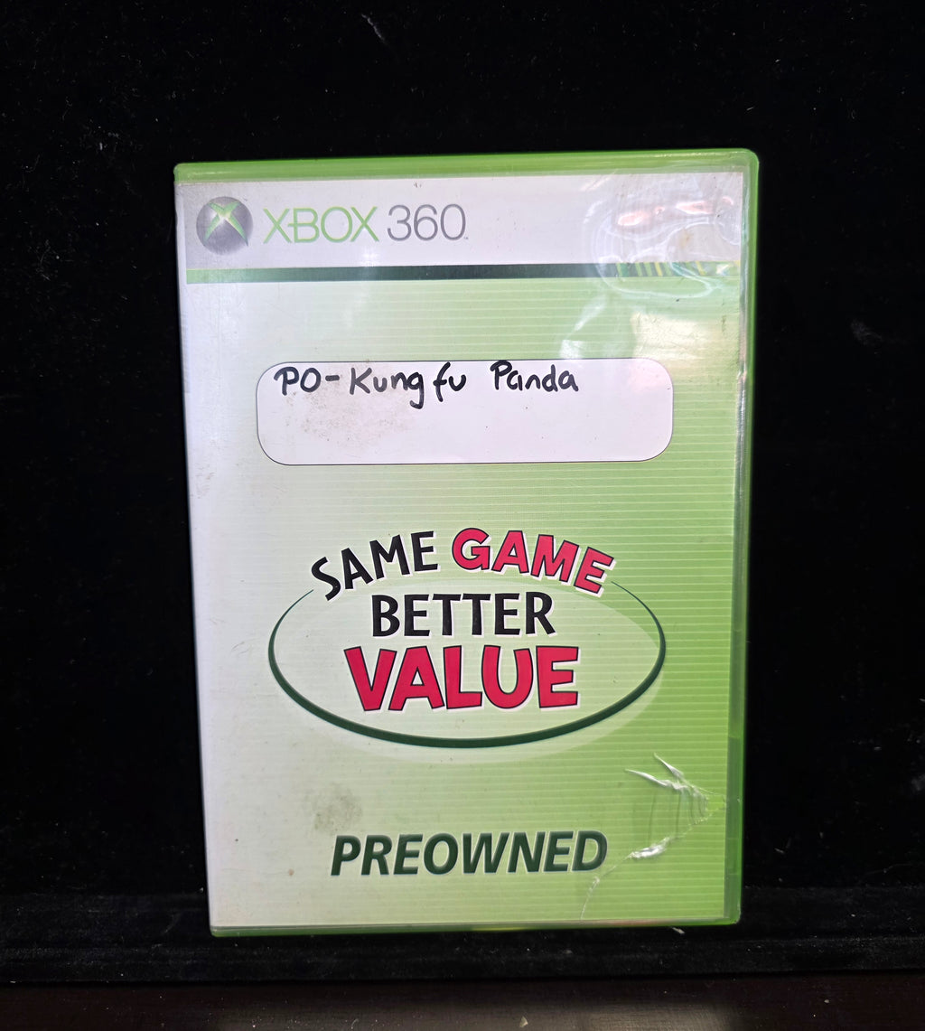 #P018 Xbox 360 **Kung Fu Panda** Game – Complete w/ Case & Manual – Preowned CIB