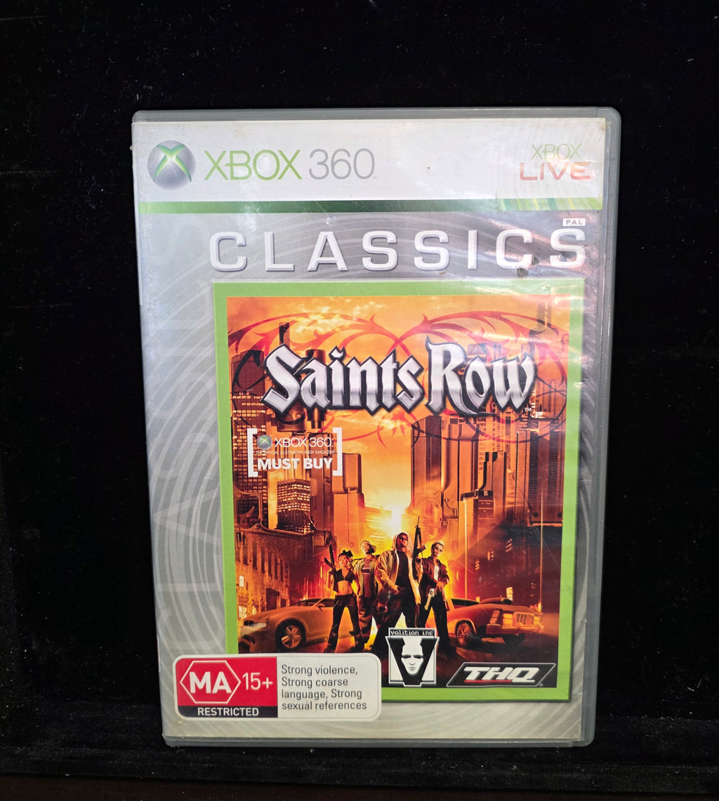 #P018 Xbox 360 Classics – Saints Row (PAL, MA15+ Australian Release) CIB