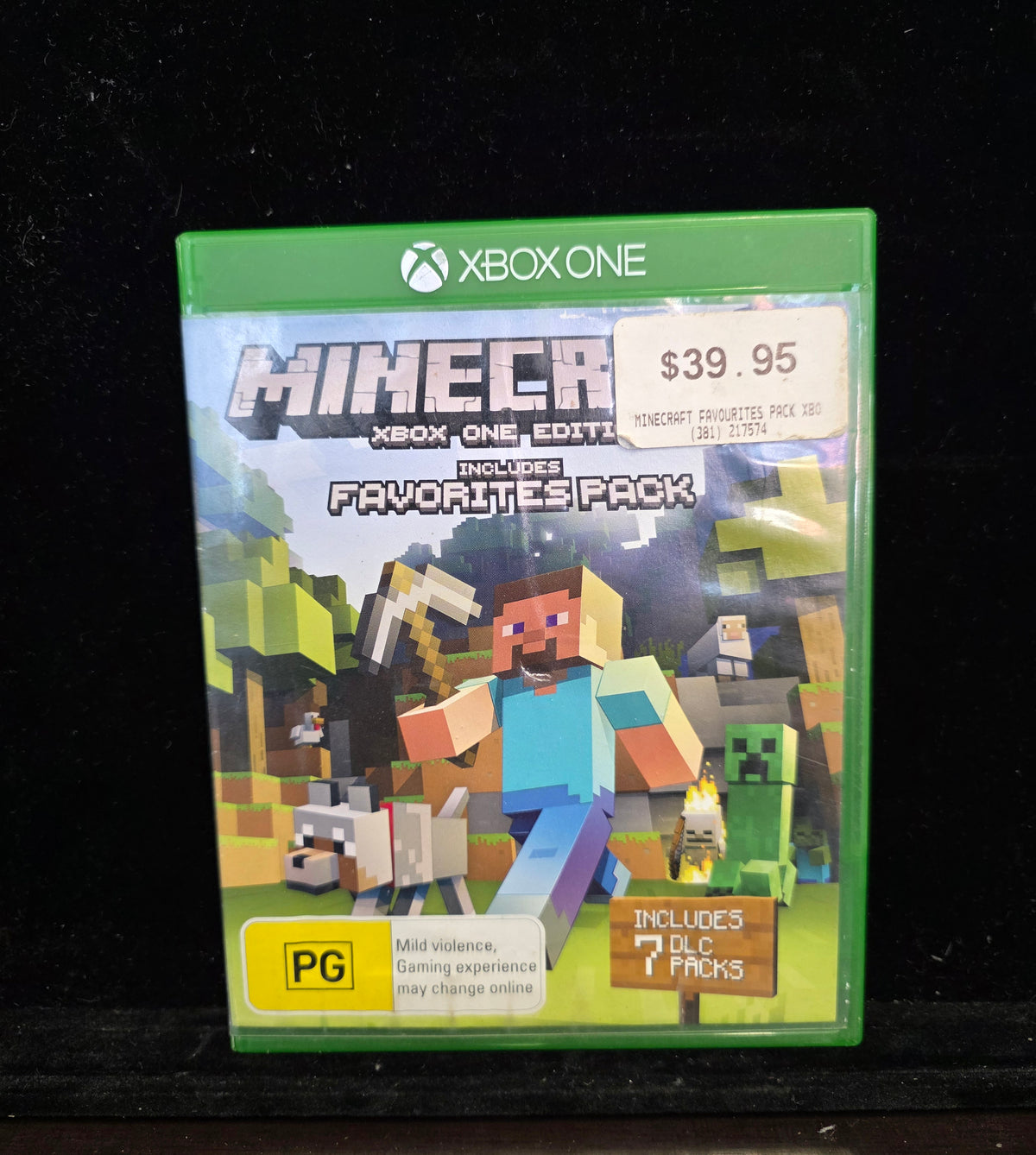 #P018 Minecraft Xbox One Edition – Favorites Pack w/ 7 DLC Packs (PG | Xbox One Game)