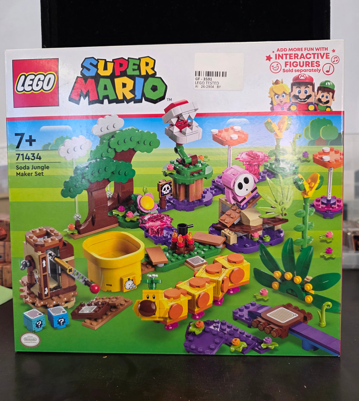 #P018 LEGO Super Mario 71434 Soda Jungle Maker Set – New Sealed Box