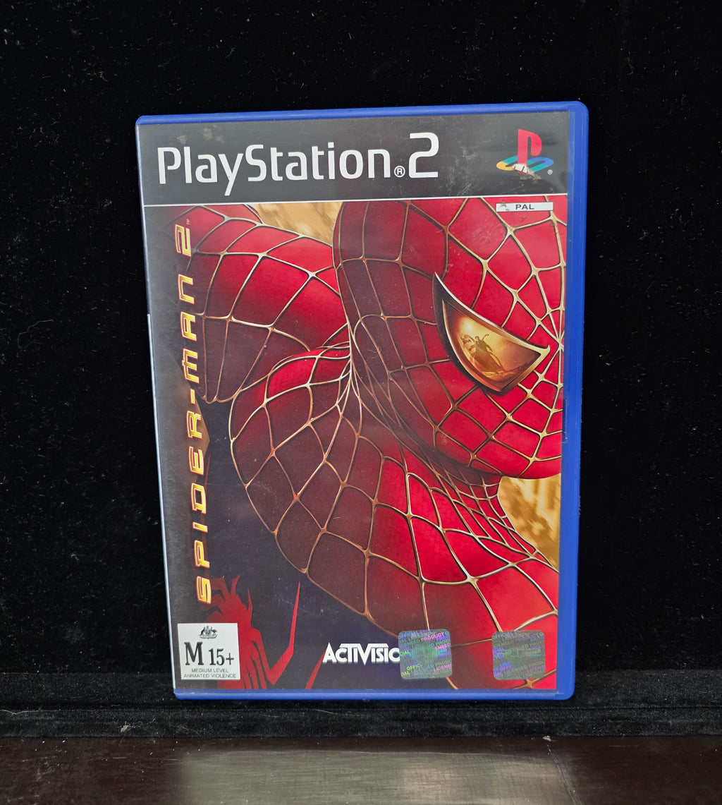 #P019 Spider-Man 2 (Sony PlayStation 2 PS2, PAL AU/NZ) – Activision Marvel Game Case