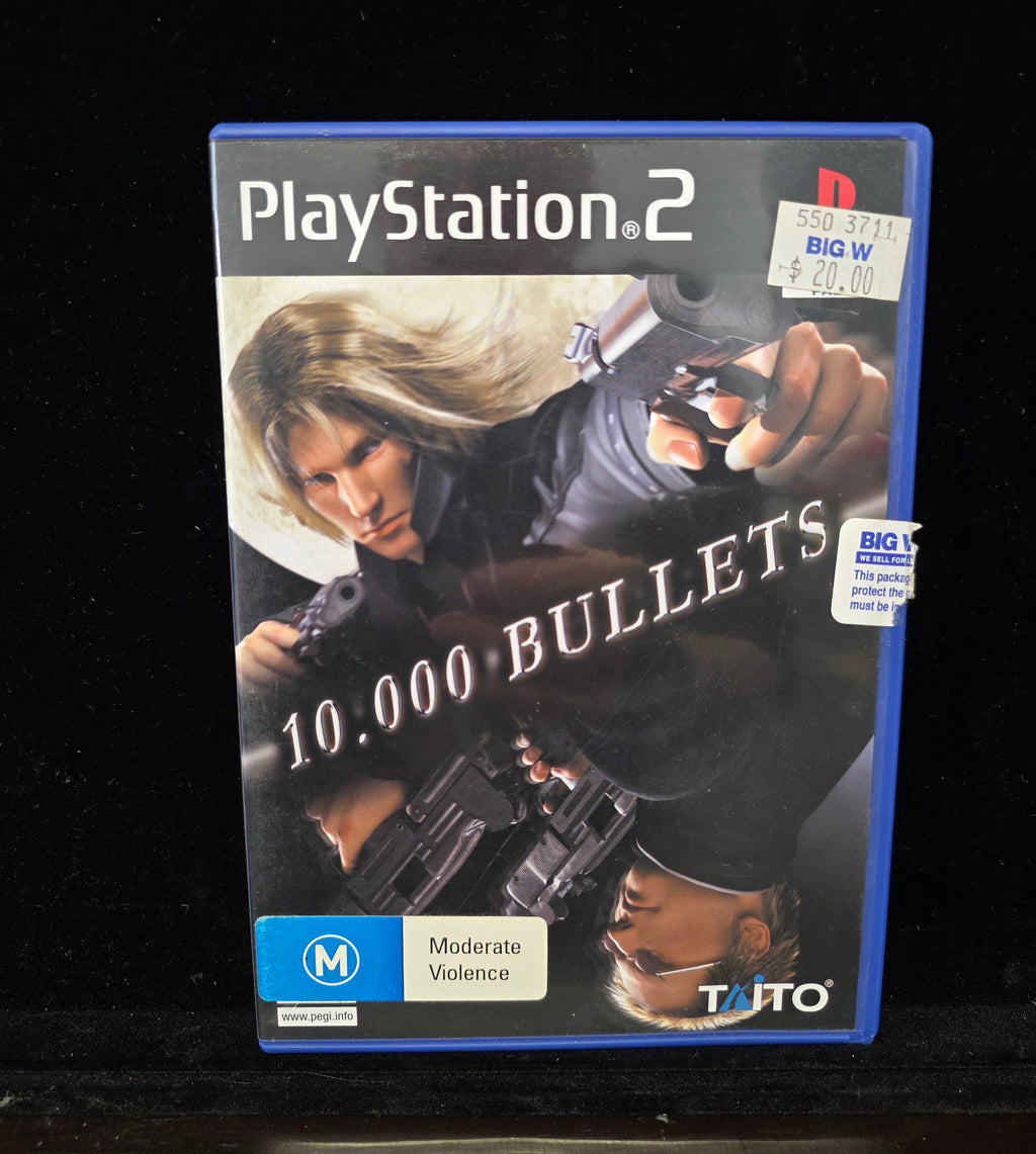 #P019 PS2 10,000 Bullets (Taito) • Complete PAL Edition • Tested • M Rating shooter