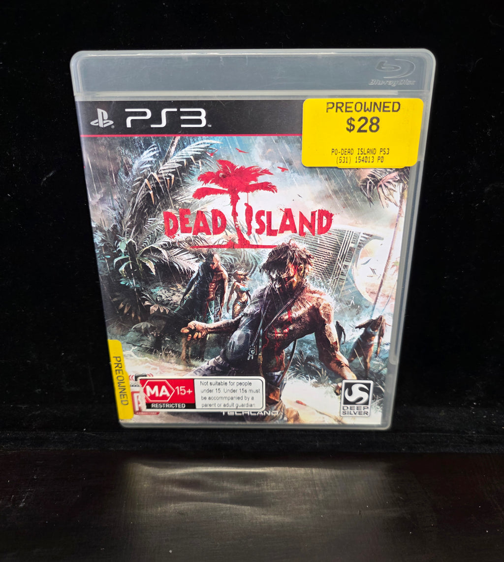 #P019 PS3 Dead Island (MA15+) – Preowned Zombie Survival Horror Game, Deep Silver