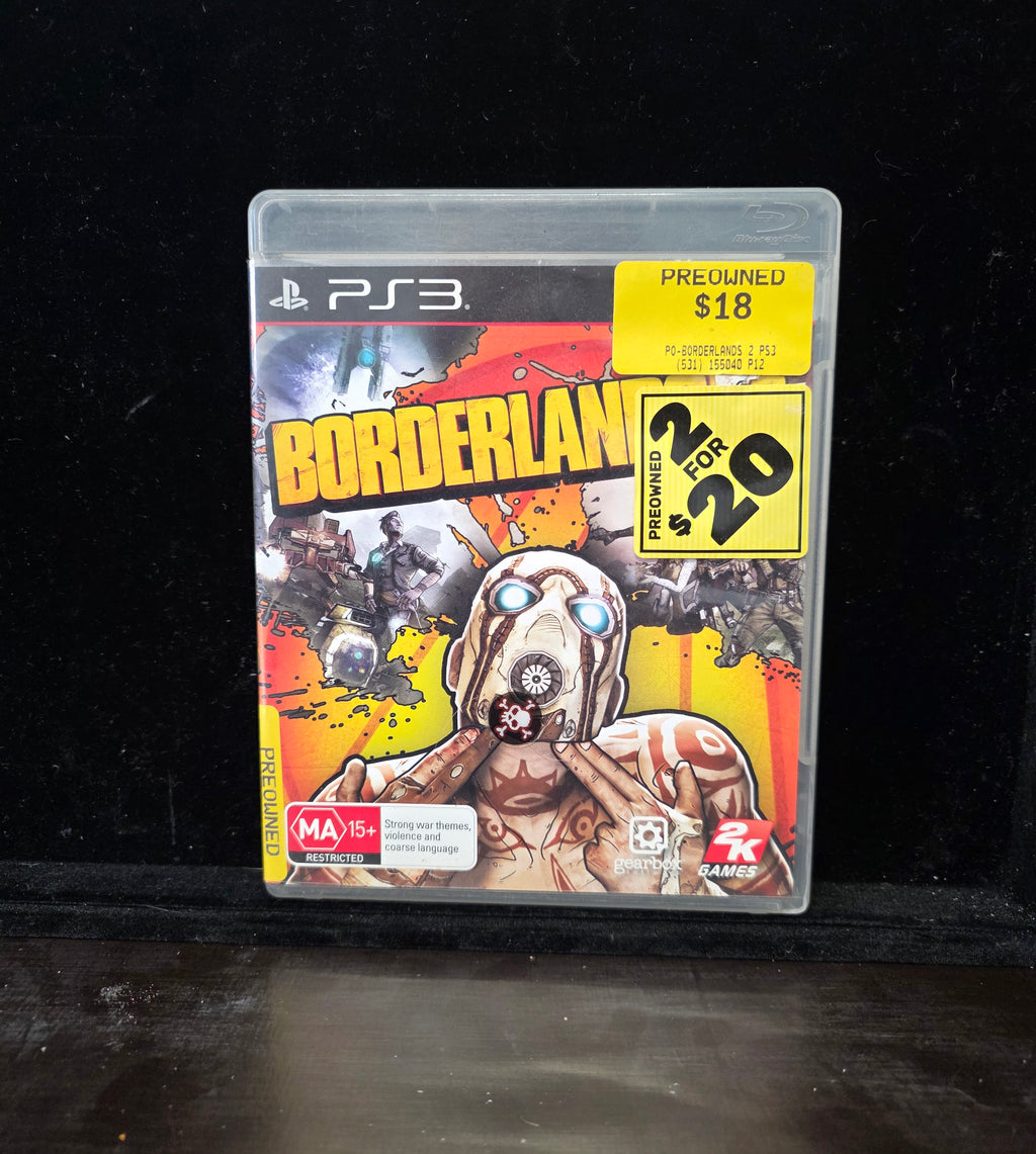 #P019 PS3 Borderlands 2 (MA15+) Preowned Complete – 2K Games Shooter