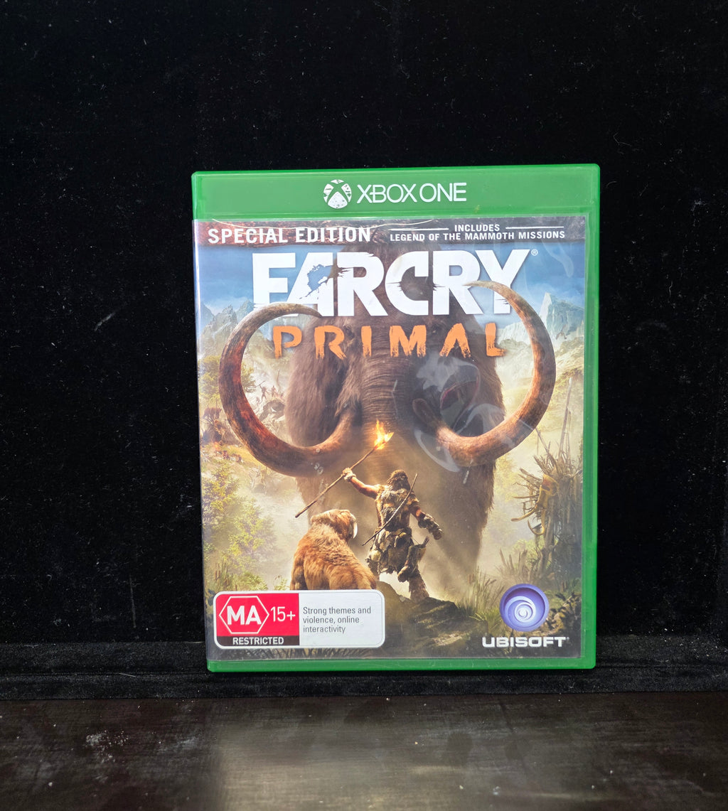 #P019 Xbox One Game – Far Cry Primal Special Edition (Preowned, MA15+, PAL)