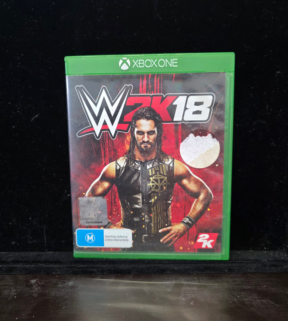 #P019 WWE 2K18 (Xbox One) Game – PAL AU, M Rating – Preowned with Case & Artwork