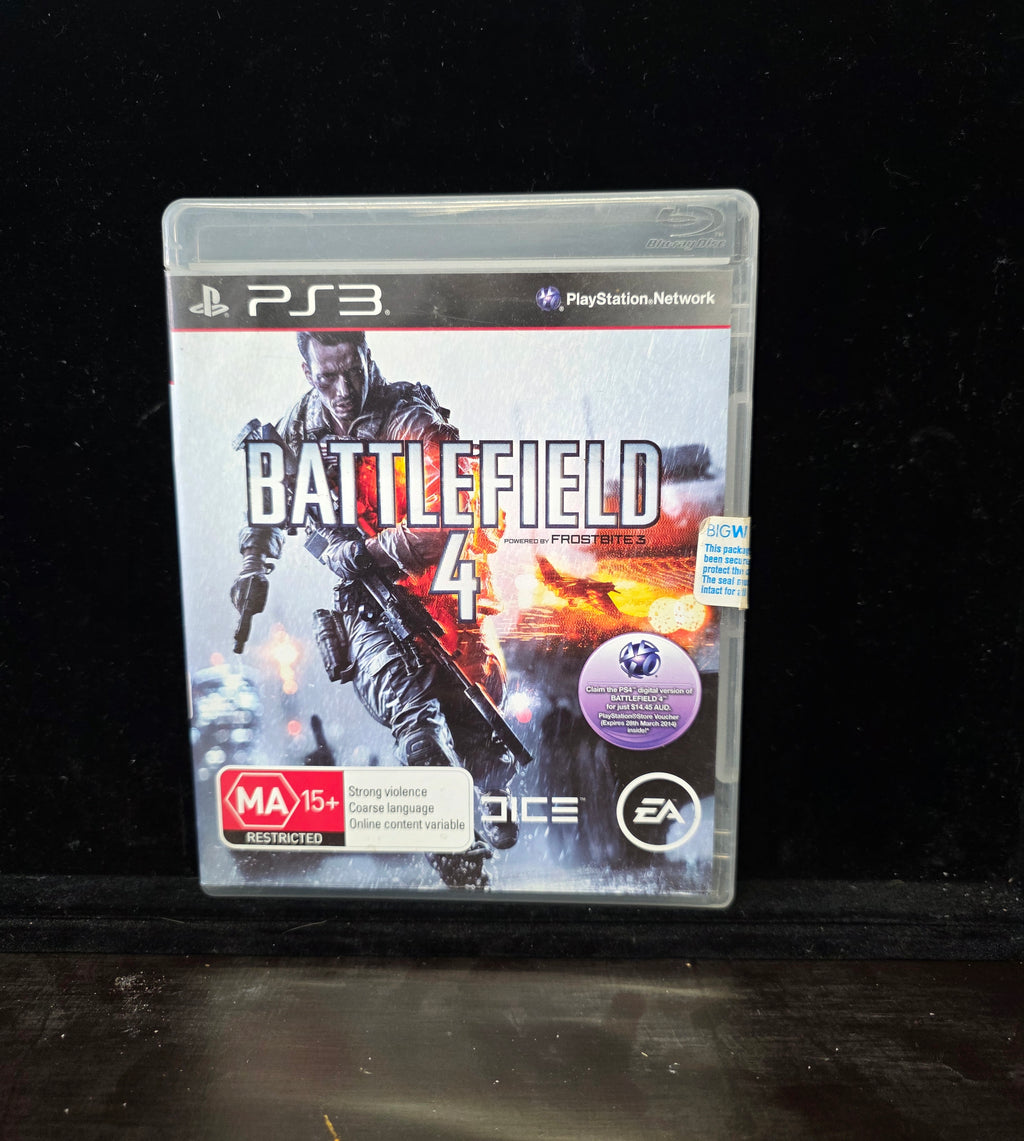 #P020 Battlefield 4 (PS3) – Complete Game Case – MA15+ Australian Release