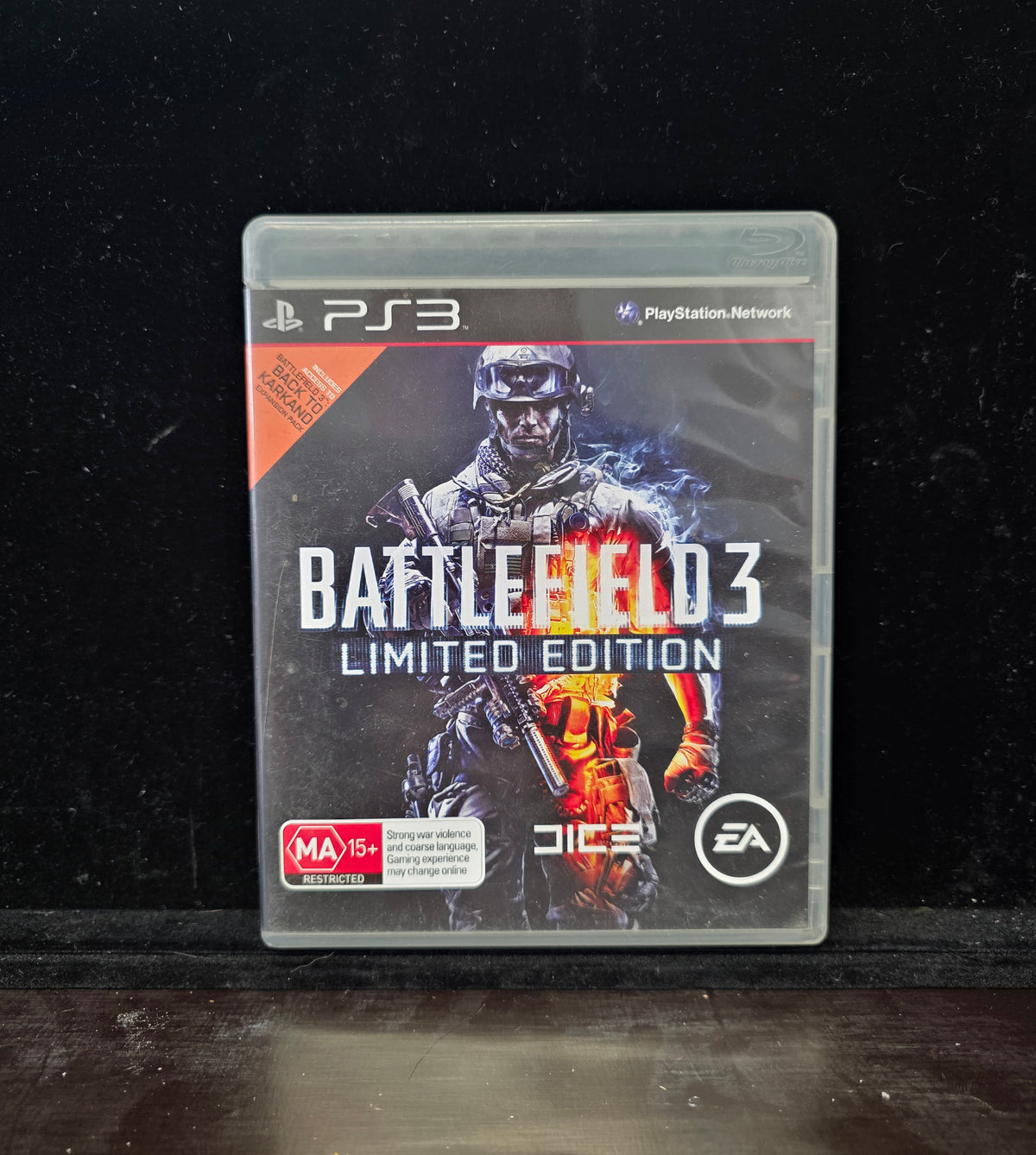 #P020 PS3 Battlefield 3 Limited Edition (Back to Karkand) – Complete CIB, MA15+ PAL Australia