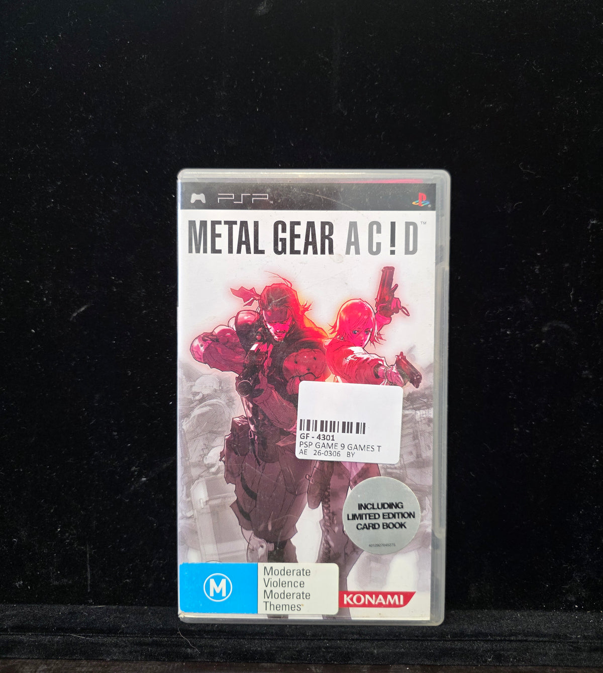 #P020 PSP Metal Gear Ac!d (Konami) – Complete w/ Limited Edition Card Book PAL