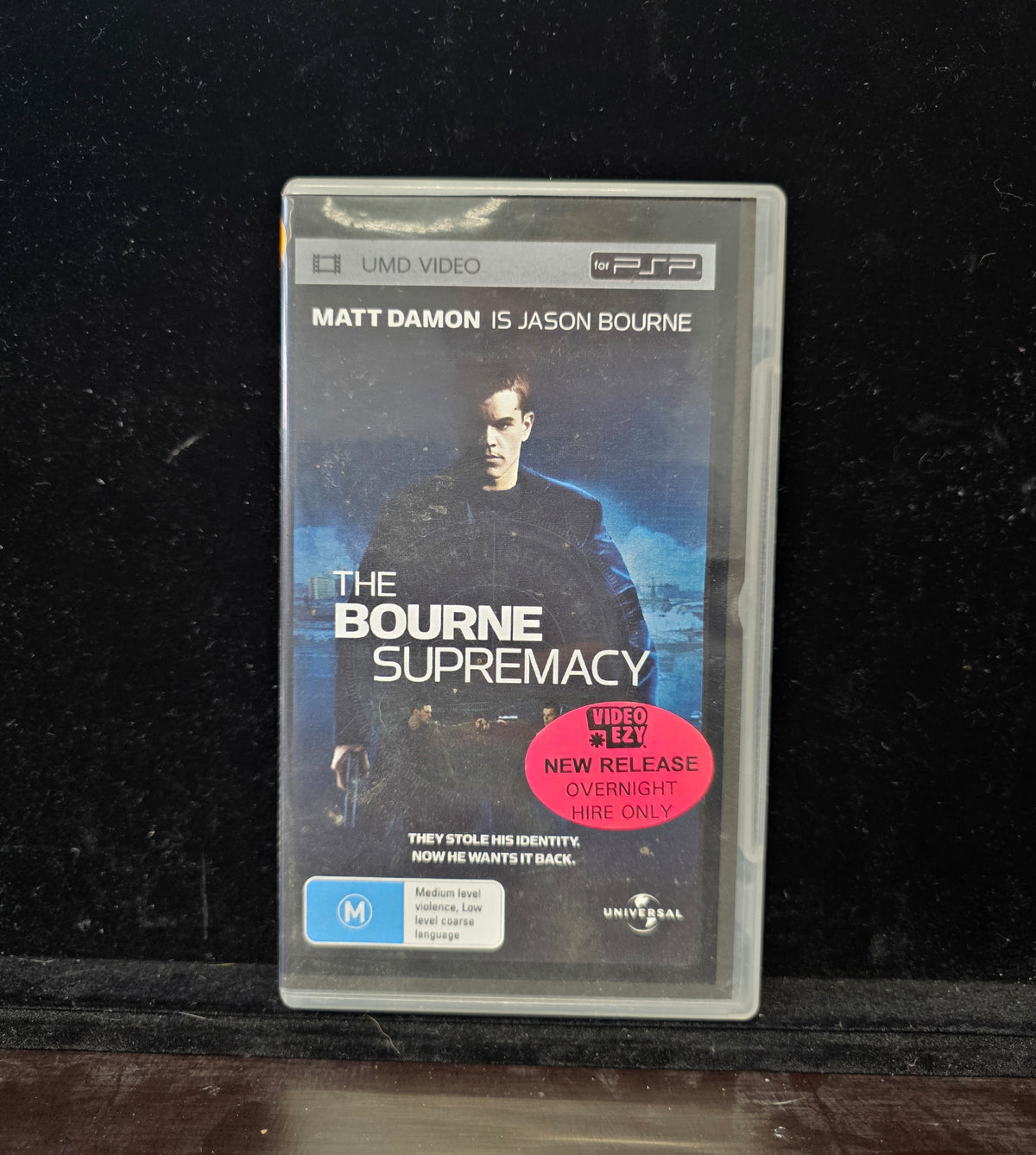 #P020 The Bourne Supremacy UMD Video for Sony PSP – Matt Damon Movie, Ex-Rental Video Ezy Case