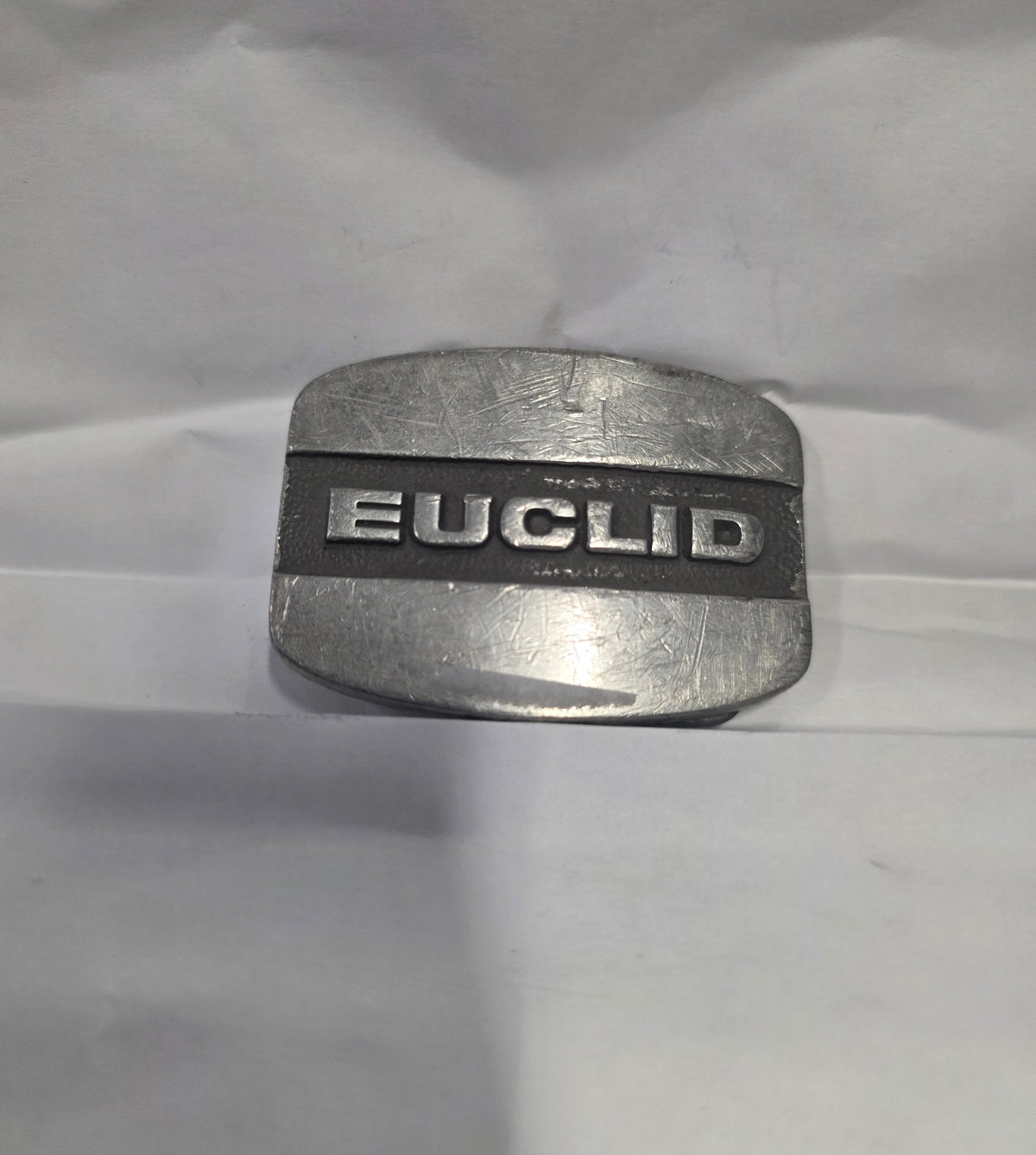#P022 Vintage EUCLID Metal Belt Buckle – Benson House Australia – Heavy Equipment / Earthmover Promo Collectible