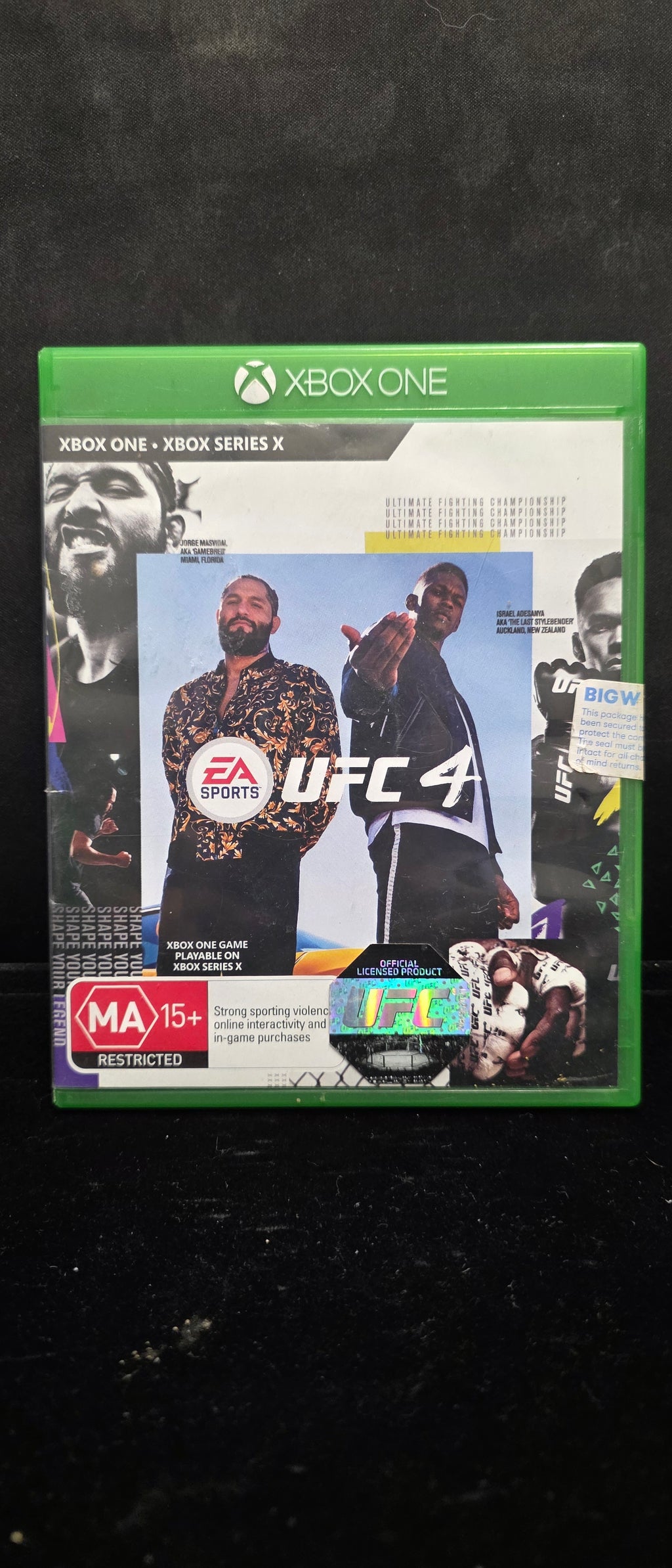 #P024 EA Sports UFC 4 – Xbox One / Xbox Series X – MA15+ – Complete Game Case & Art