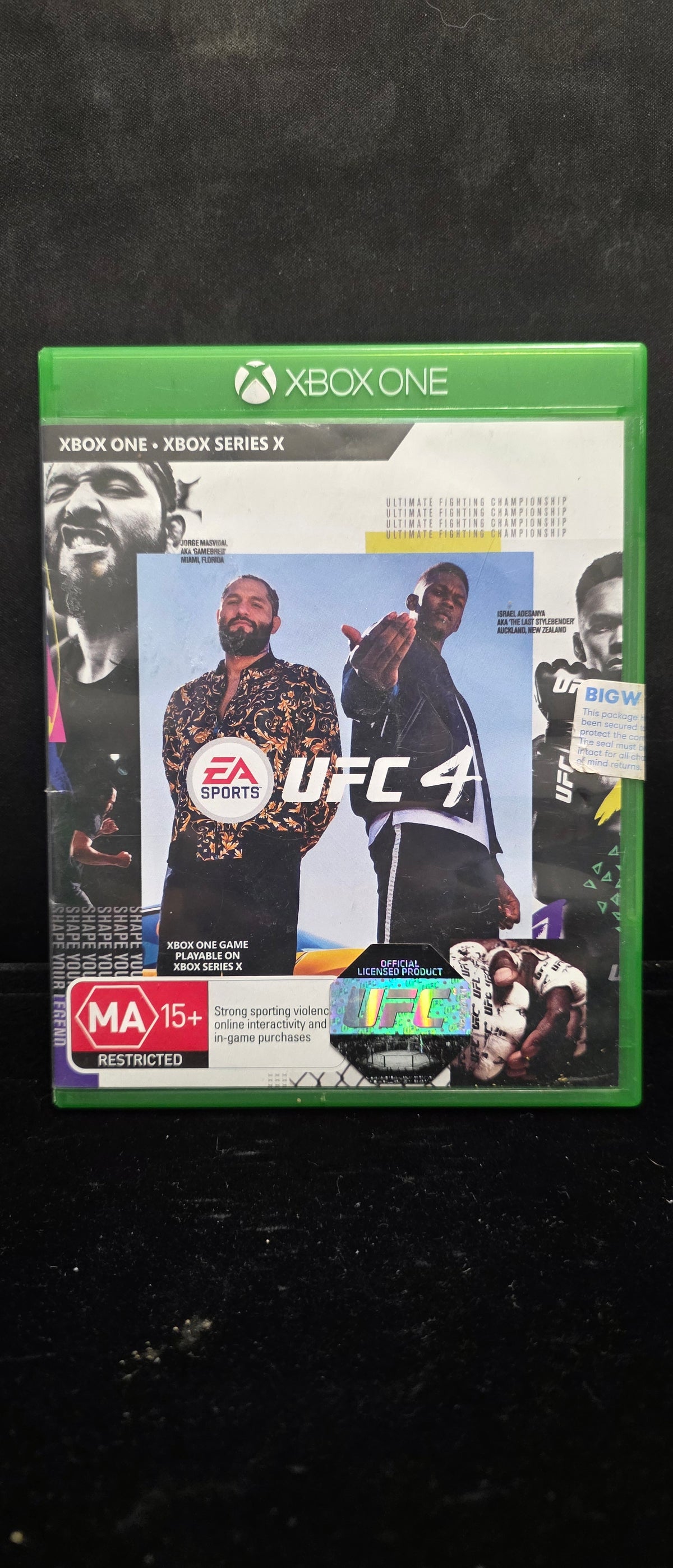 #P024 EA Sports UFC 4 – Xbox One / Xbox Series X – MA15+ – Complete Game Case & Art