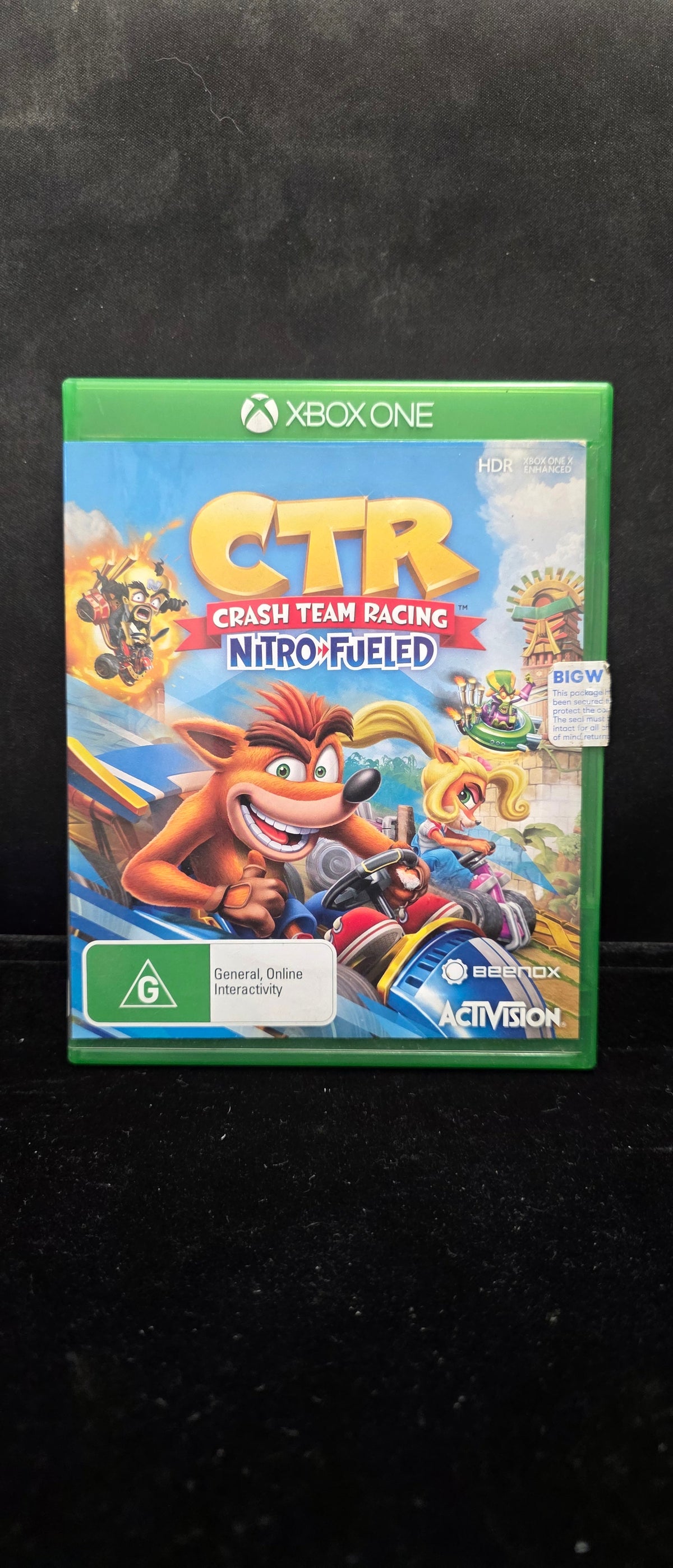 #P024 Xbox One **CTR: Crash Team Racing Nitro-Fueled** – AU Release, G Rated, Complete in Case