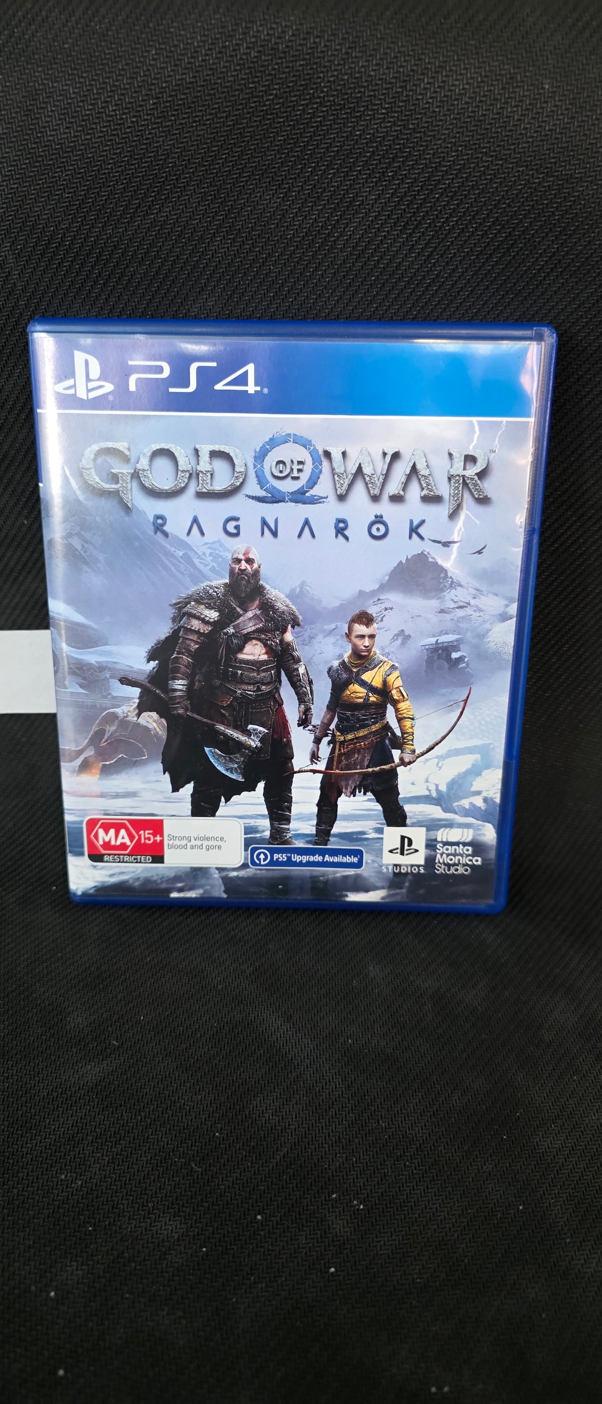 #P029 PS4 God of War Ragnarök (2-Disc) – Complete CIB, MA15+, PS5 Upgrade