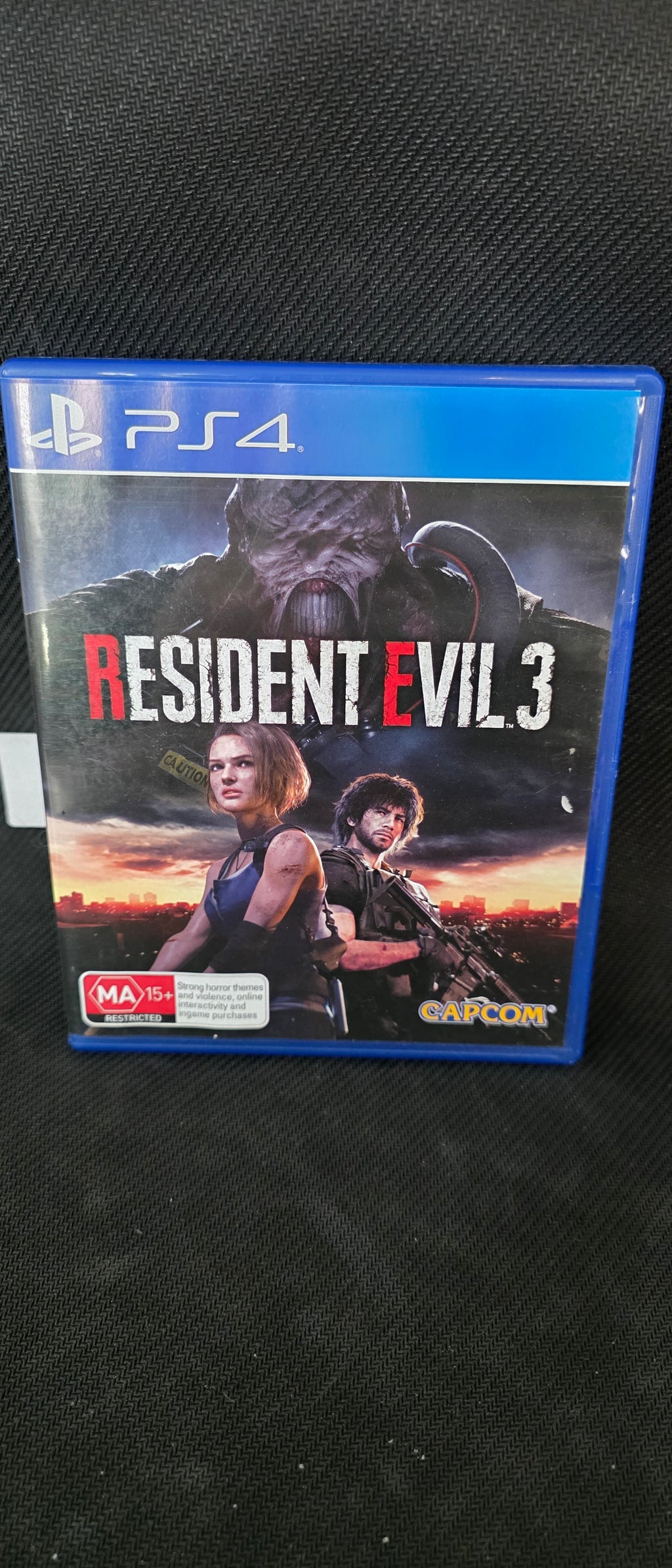 #P029 PS4 Resident Evil 3 + Resistance | Complete CIB | Capcom MA15+ AU Edition