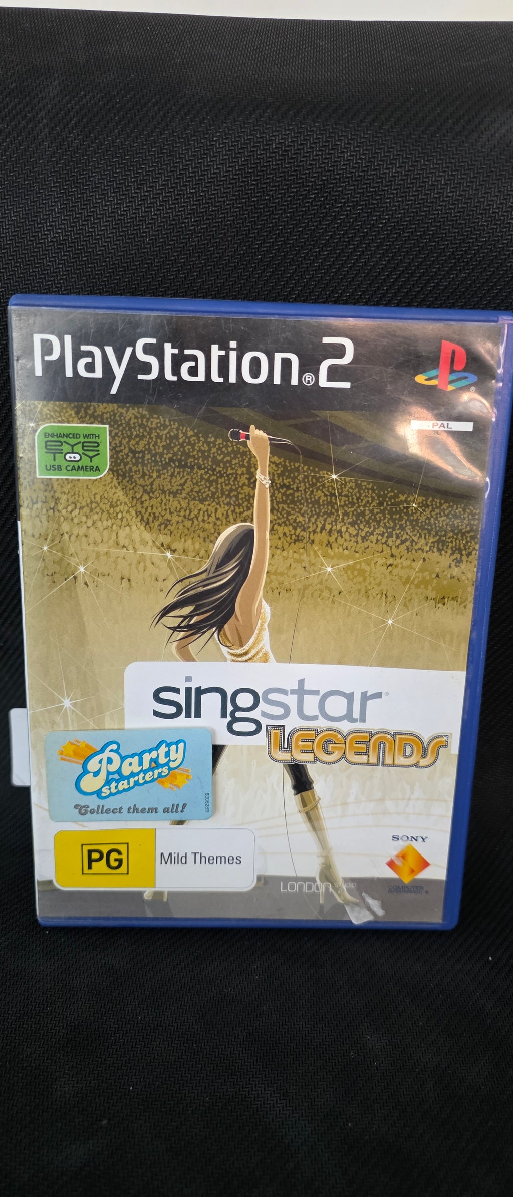 #P029 PS2 SingStar Legends (PAL) – Complete CIB Karaoke Party Game, AU PG Rating