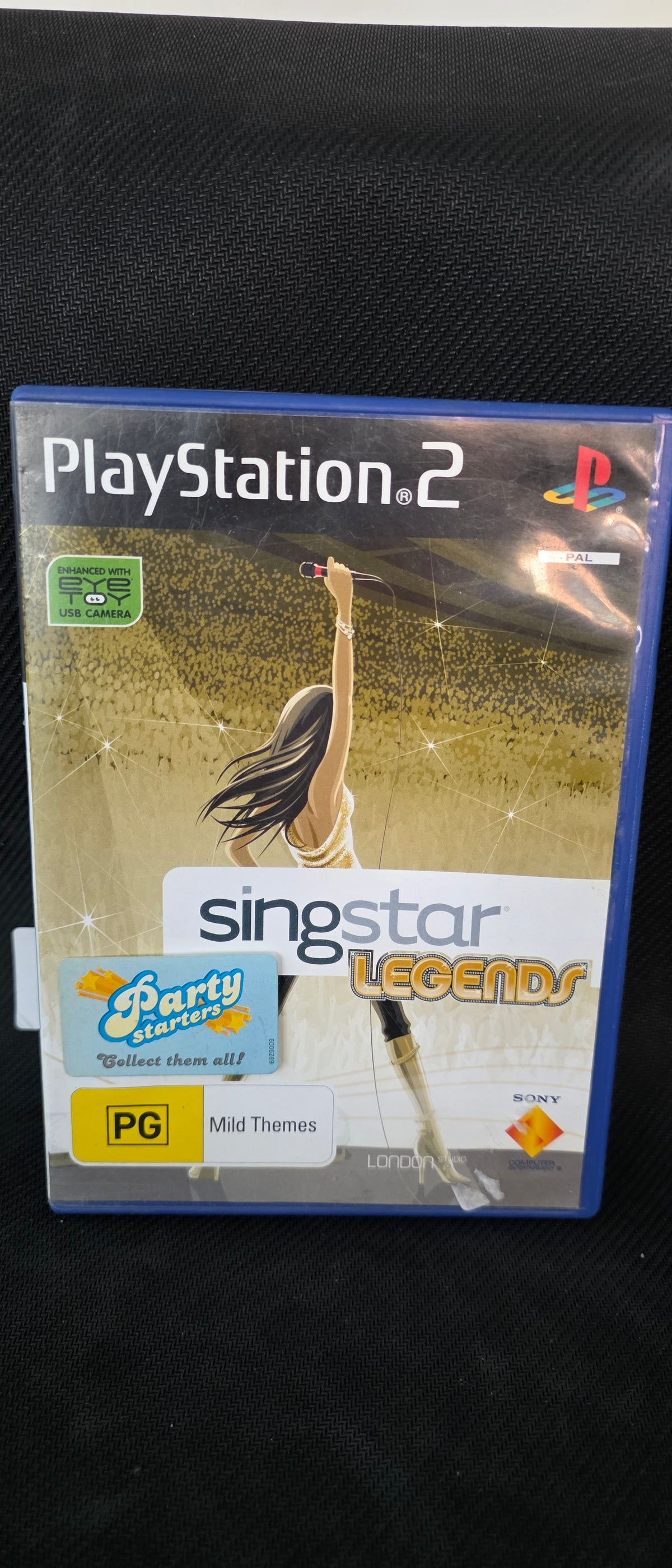 #P029 PS2 SingStar Legends (PAL) – Complete CIB Karaoke Party Game, AU PG Rating