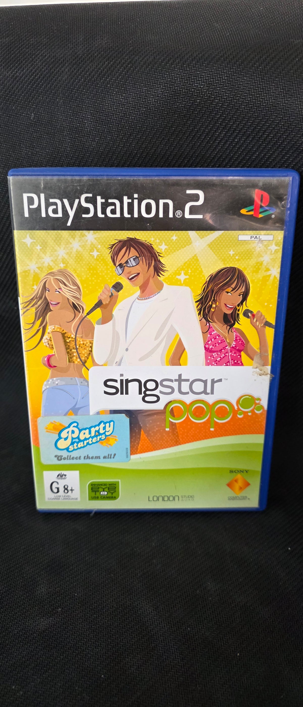 #P029 Sony PlayStation 2 **SingStar Pop** (PAL) – Party Starters Edition Game