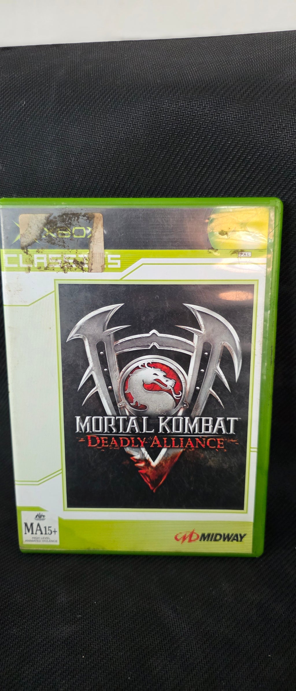 #P029 OG Xbox “Mortal Kombat: Deadly Alliance” Classics Edition (PAL)