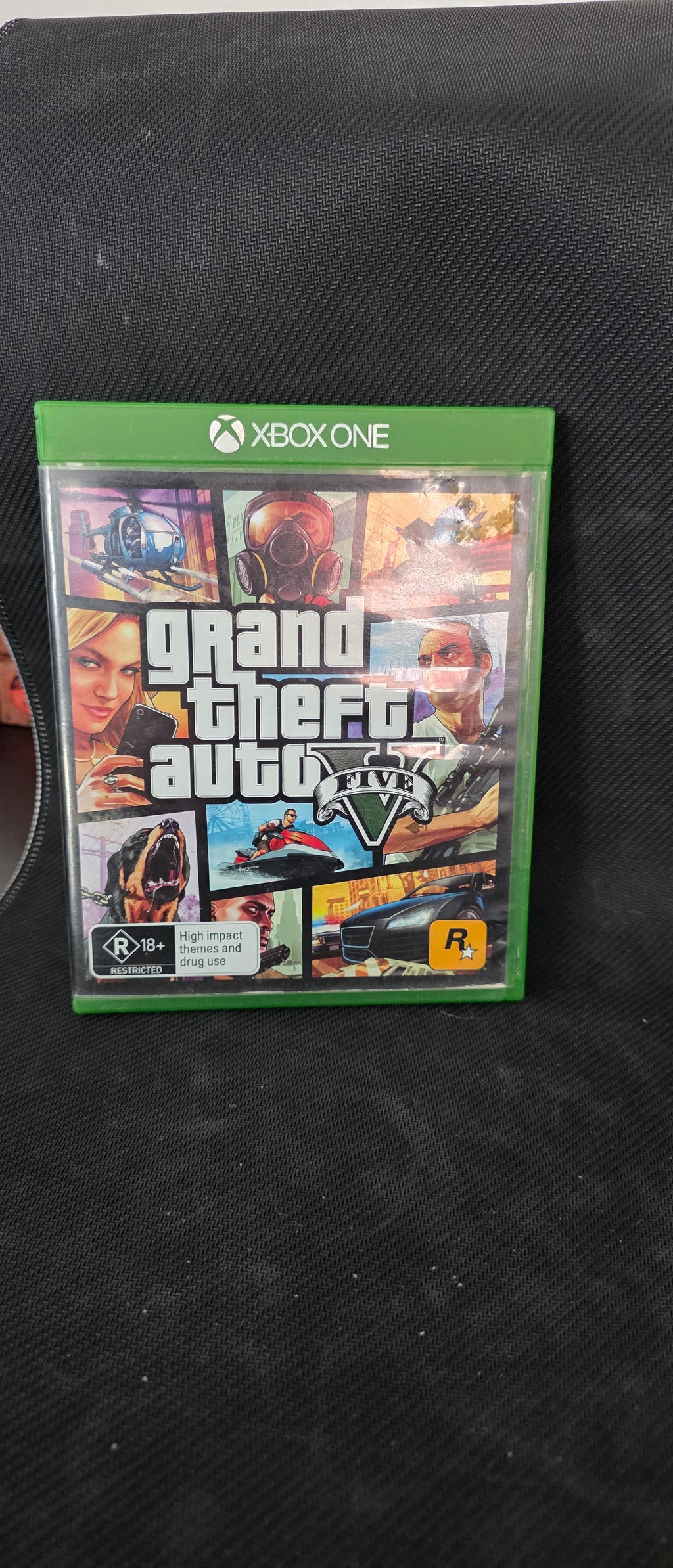 #P029 Xbox One Game – Grand Theft Auto V (GTA 5) – R18+ AU Version, Complete Case & Cover