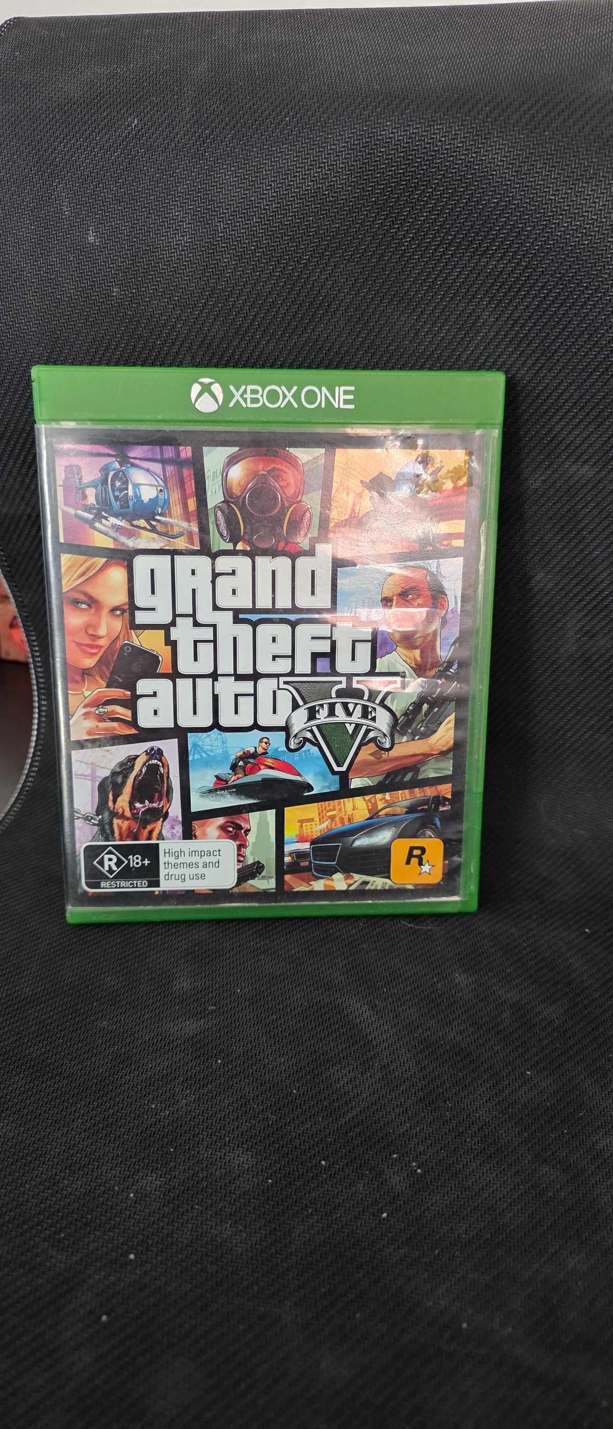 #P029 Xbox One Game – Grand Theft Auto V (GTA 5) – R18+ AU Version, Complete Case & Cover
