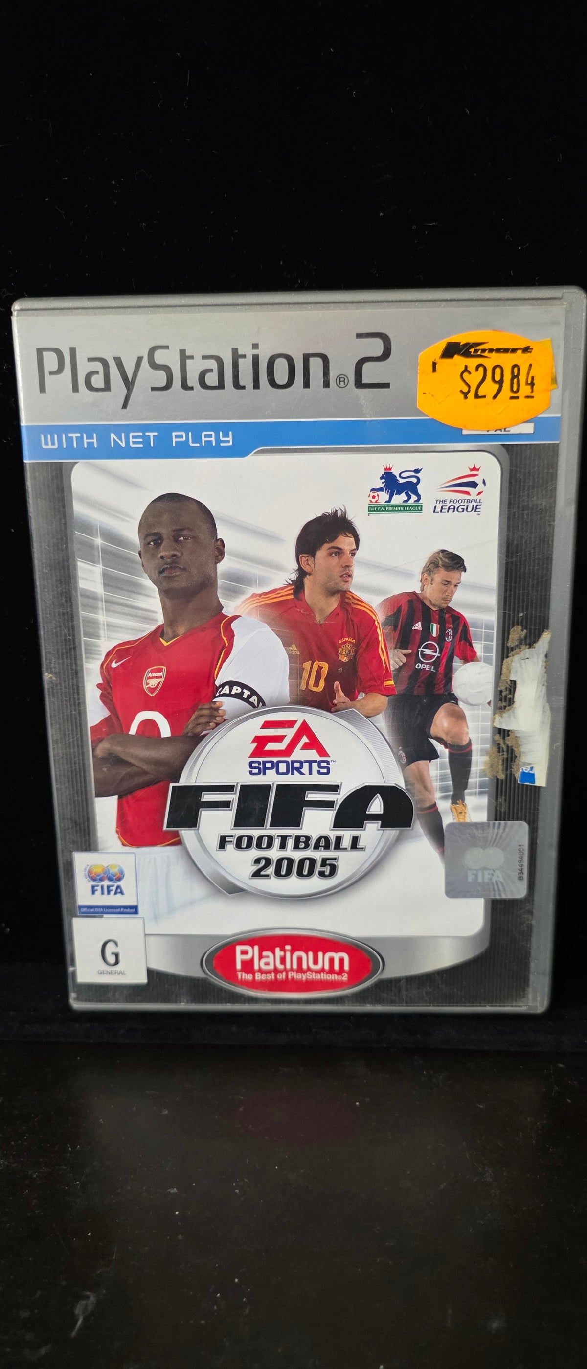 #P027 PS2 FIFA Football 2005 Platinum (PAL) – PlayStation 2 Soccer Game