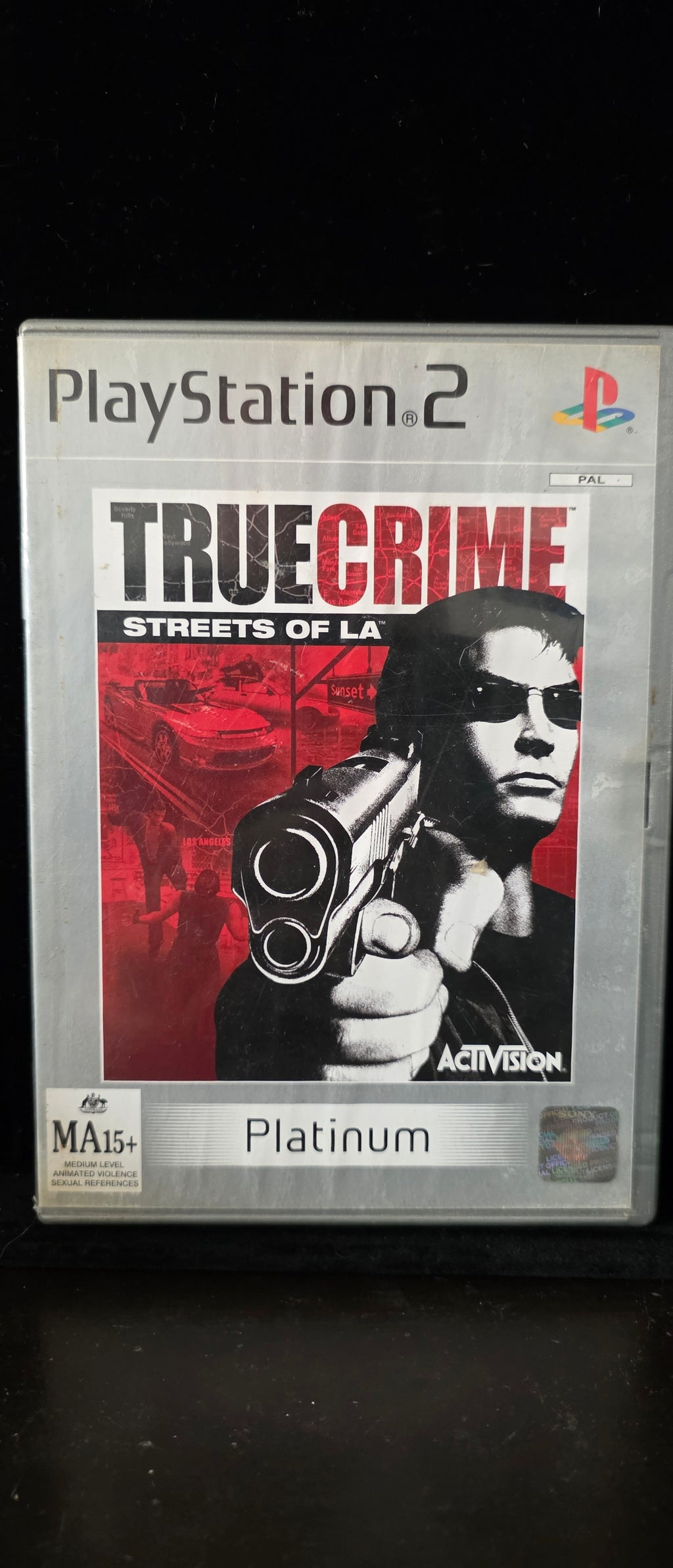 #P027 PS2 True Crime: Streets of LA **Platinum** – PAL AUS MA15+ Complete CIB