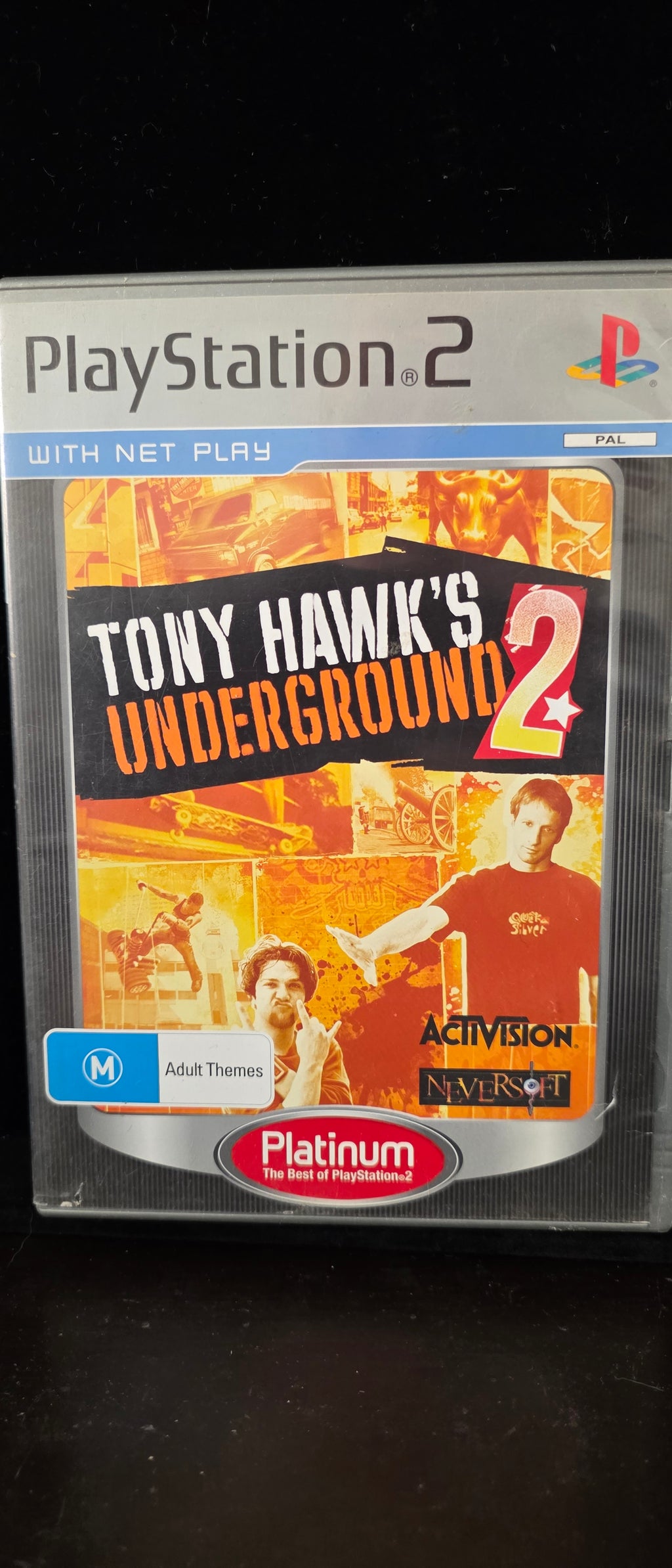 #P027 Tony Hawk’s Underground 2 – PS2 Platinum PAL w/ Net Play (Complete, M Rating)