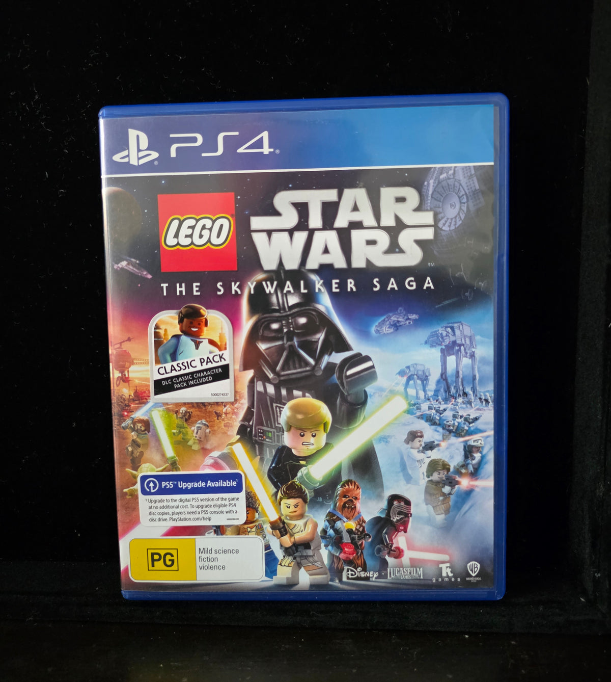 #P027 PS4 LEGO Star Wars: The Skywalker Saga – Classic Character Pack DLC, PS5 Upgrade, Complete Case/Art PAL