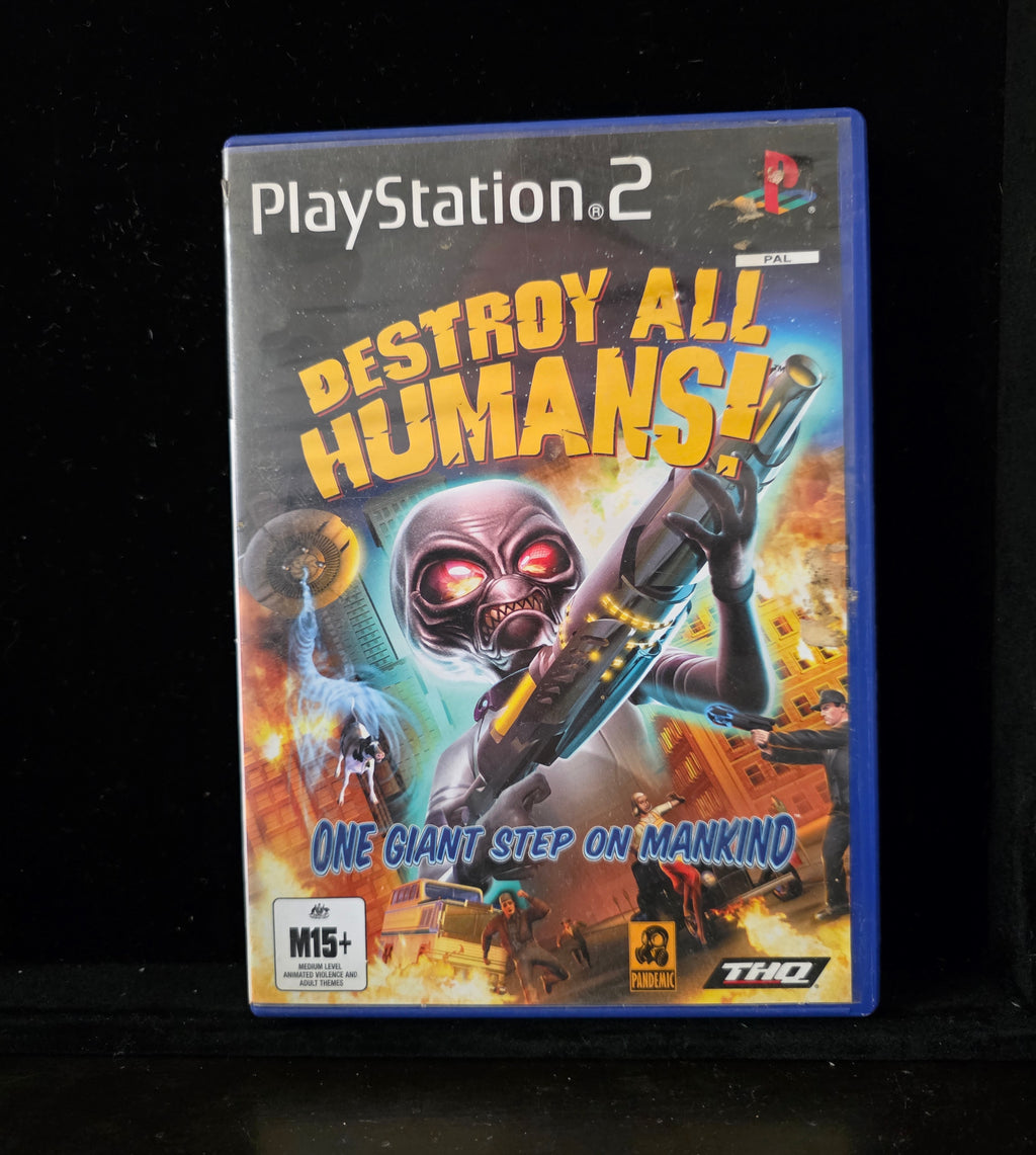 #P027 PlayStation 2 – Destroy All Humans! (PAL, CIB, M15+) Retro PS2 Game