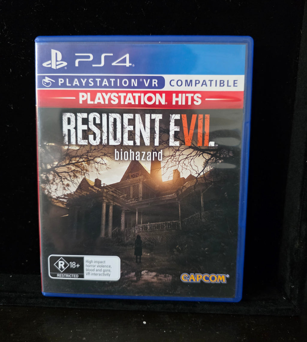 #P027 PS4 Resident Evil 7: Biohazard – PlayStation Hits, VR Compatible, R18+ CIB (AU PAL)