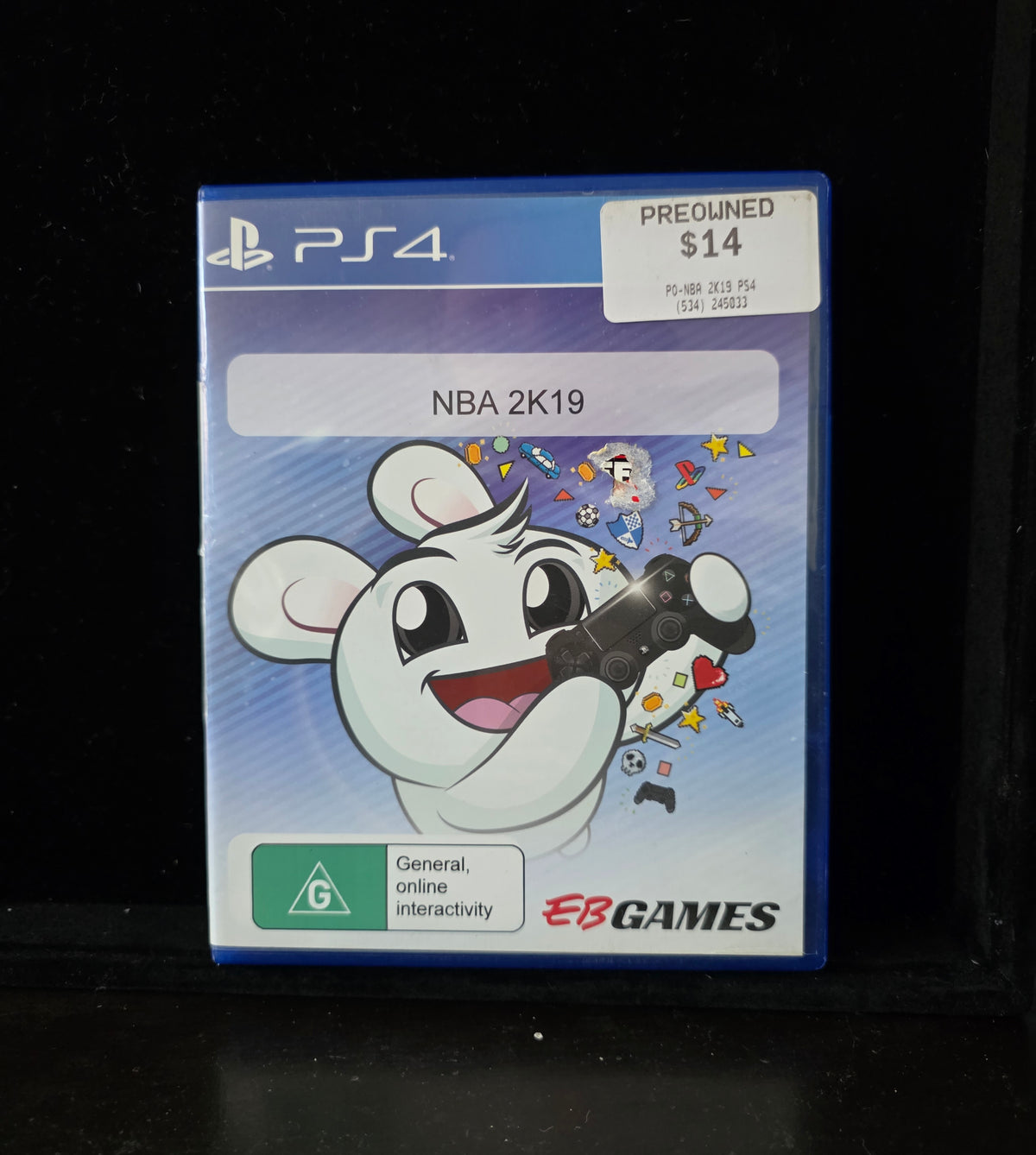#P027 PS4 NBA 2K19 – Complete w/ Case & Insert – AU Version Preowned